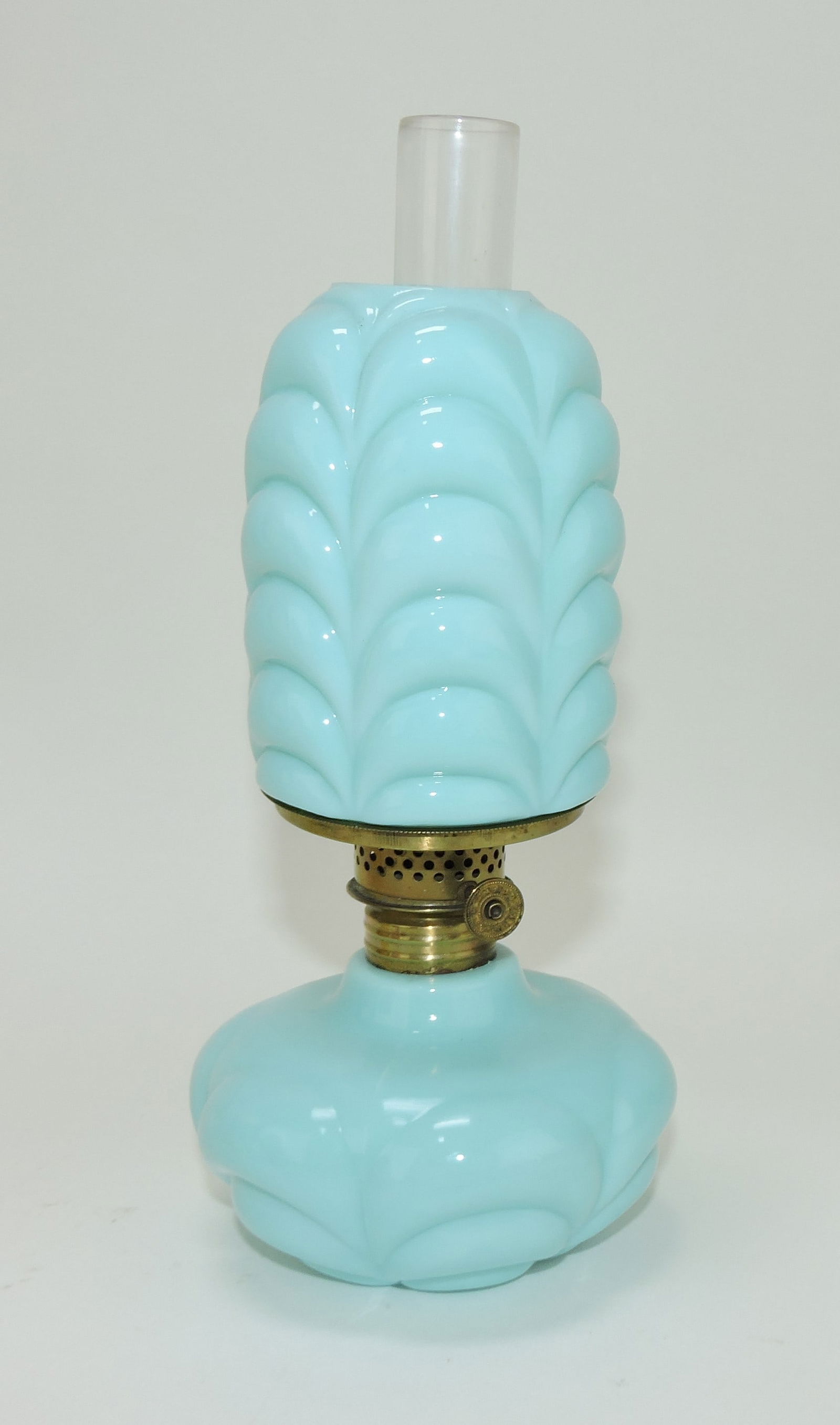 Blue cased glass glossy drape (1 of 1)