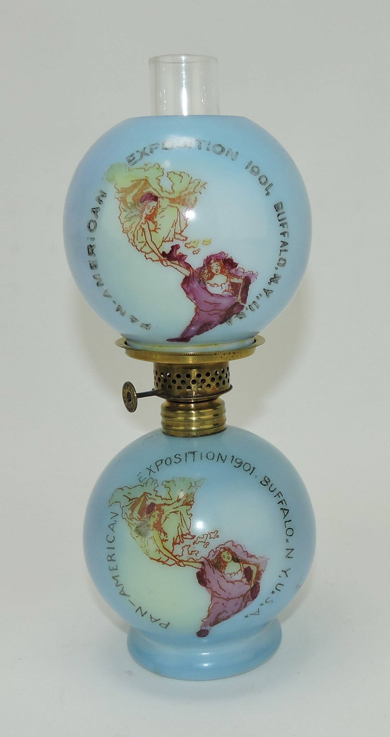 Pan Am Expo 1901 Milk Glass Auction