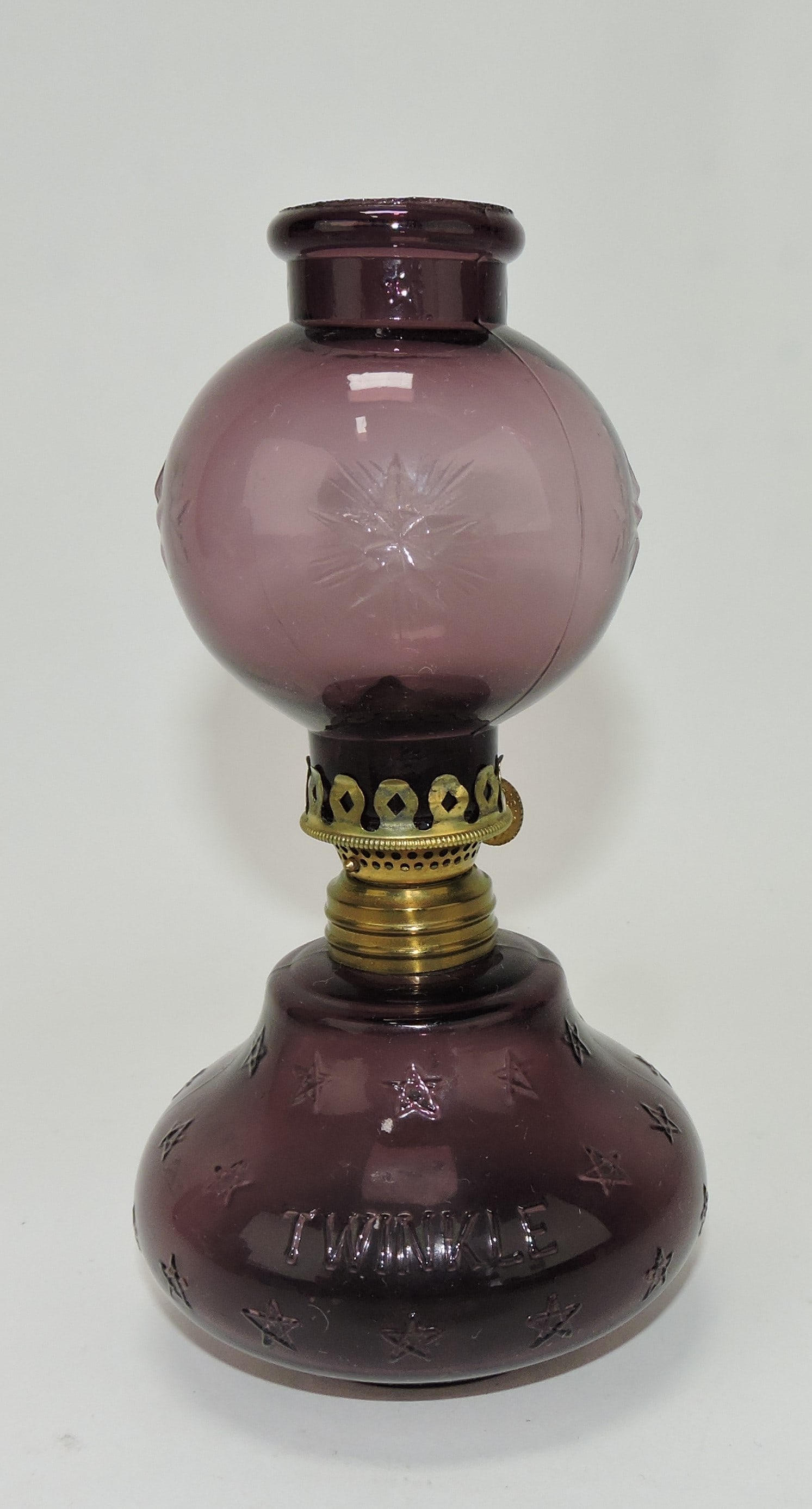 Amethyst 'Twinkle' miniature lamp, (1 of 1)