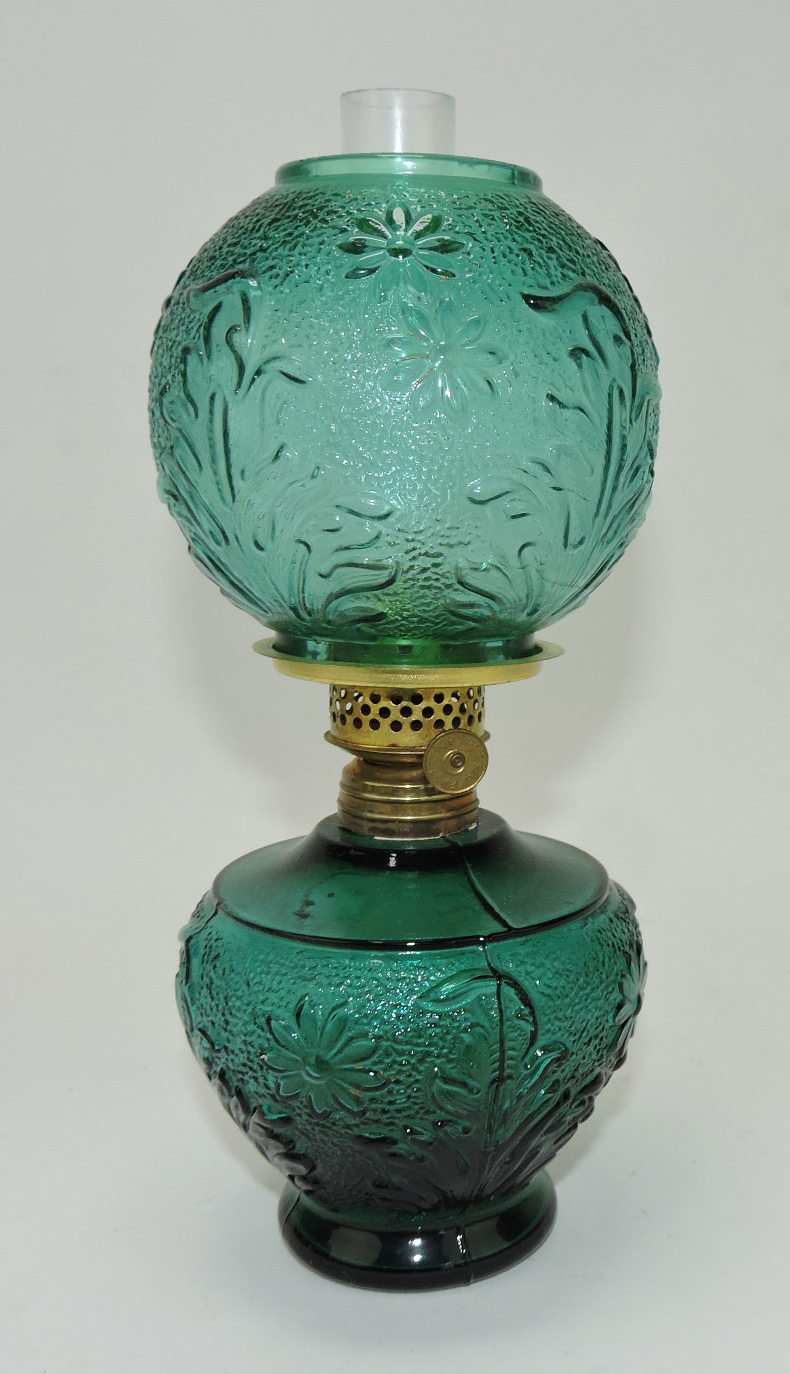 Blue/green embossed miniature lamp, (1 of 1)