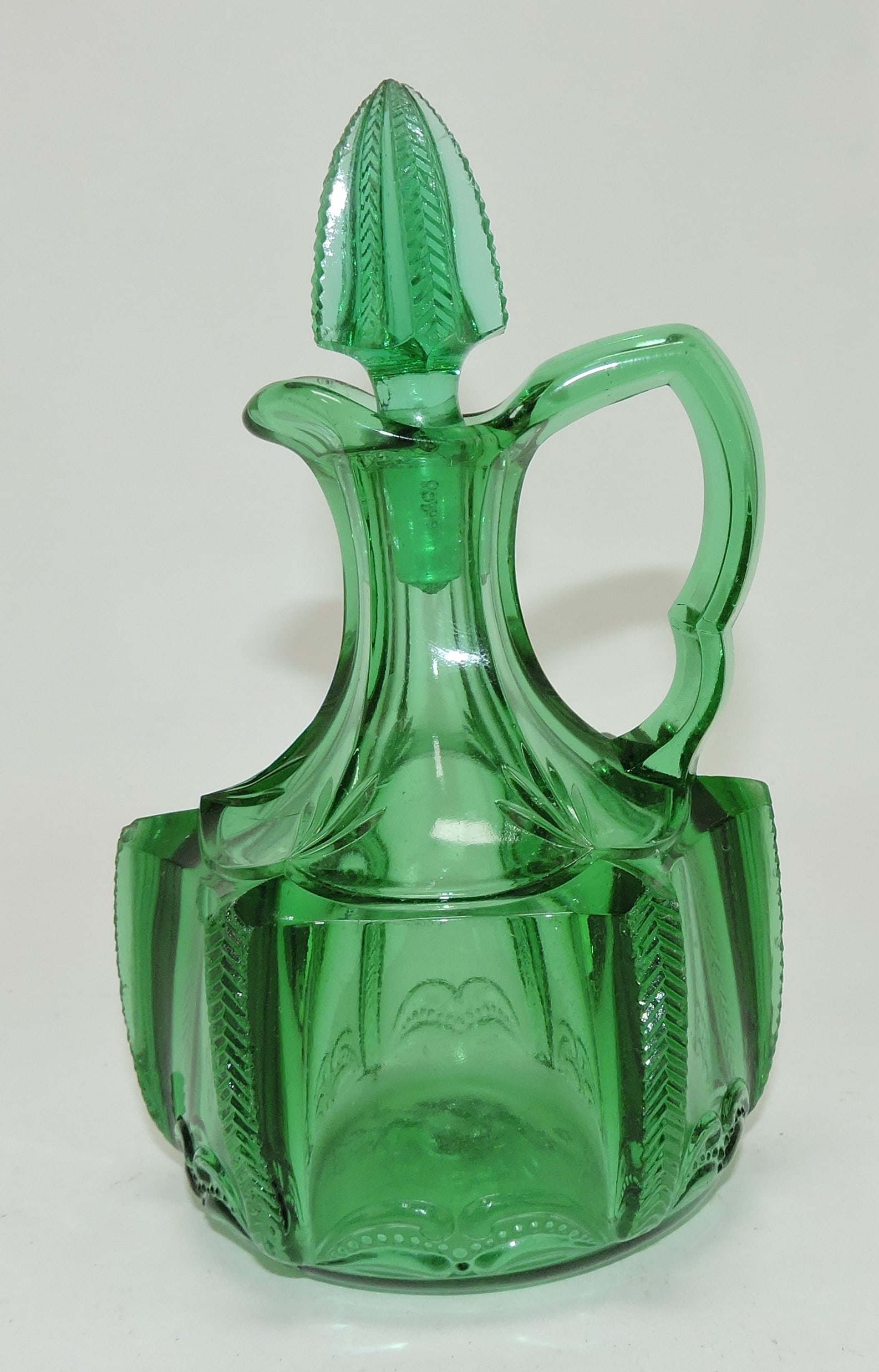 Greentown green Herringbone & (1 of 1)