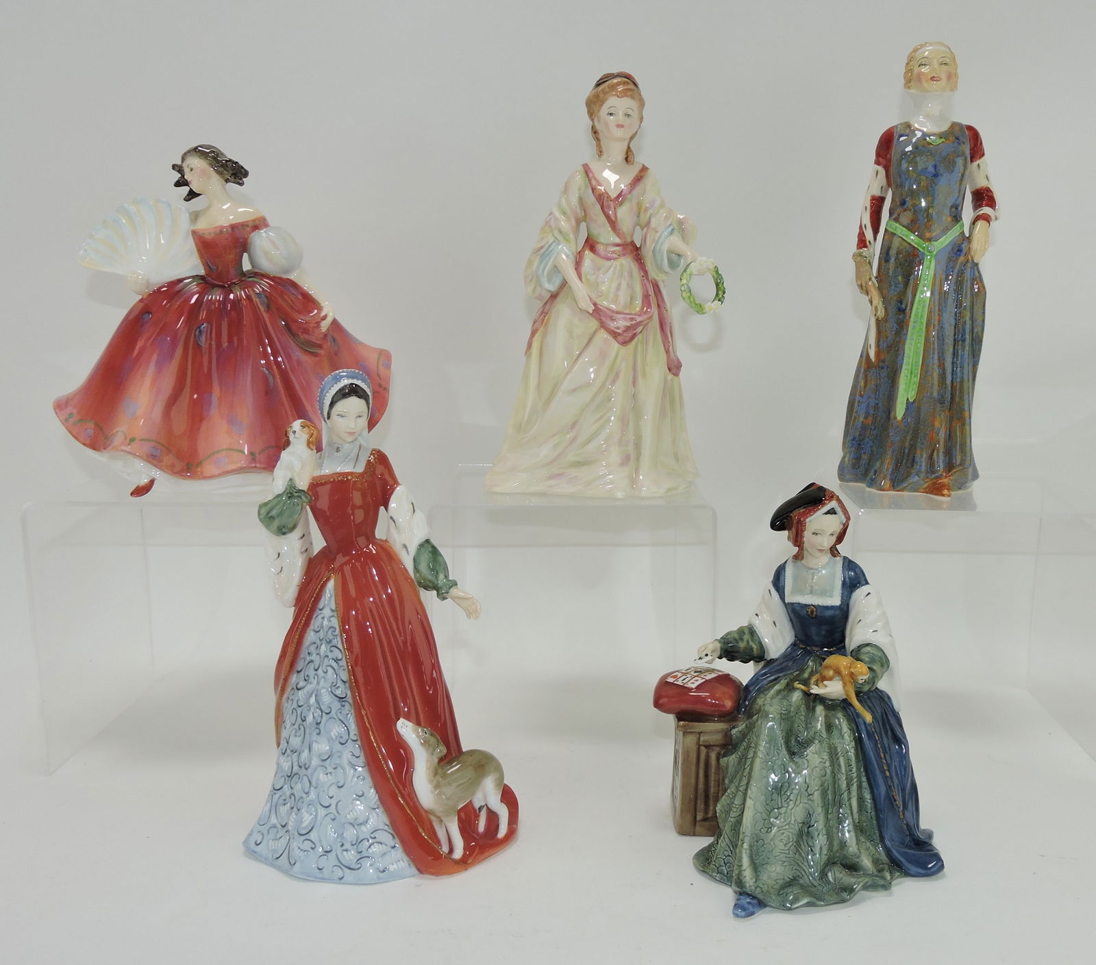 Royal Doulton lot of 5 lady figures: (1 of 1)