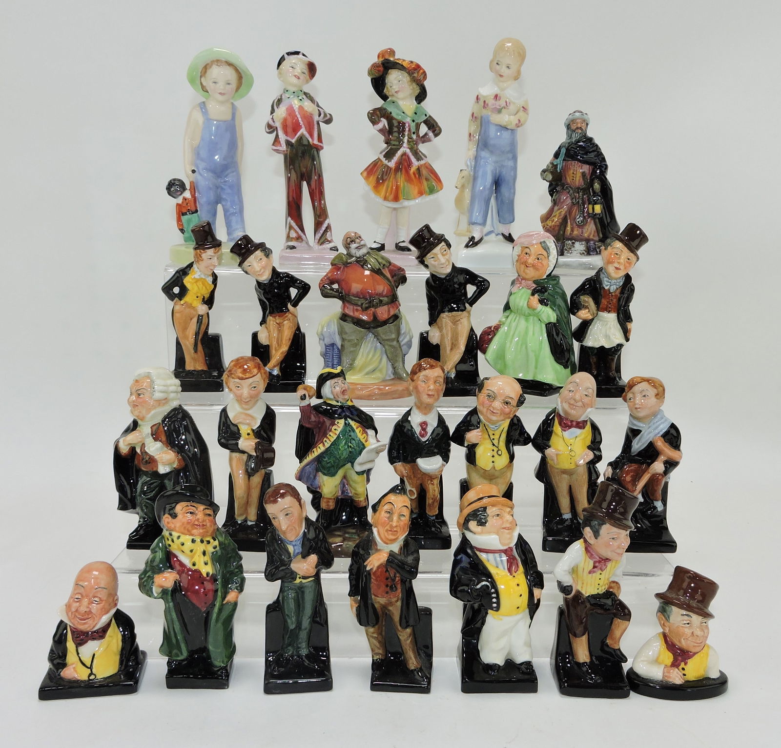 Royal Doulton lot of 25 small figures, (1 of 1)