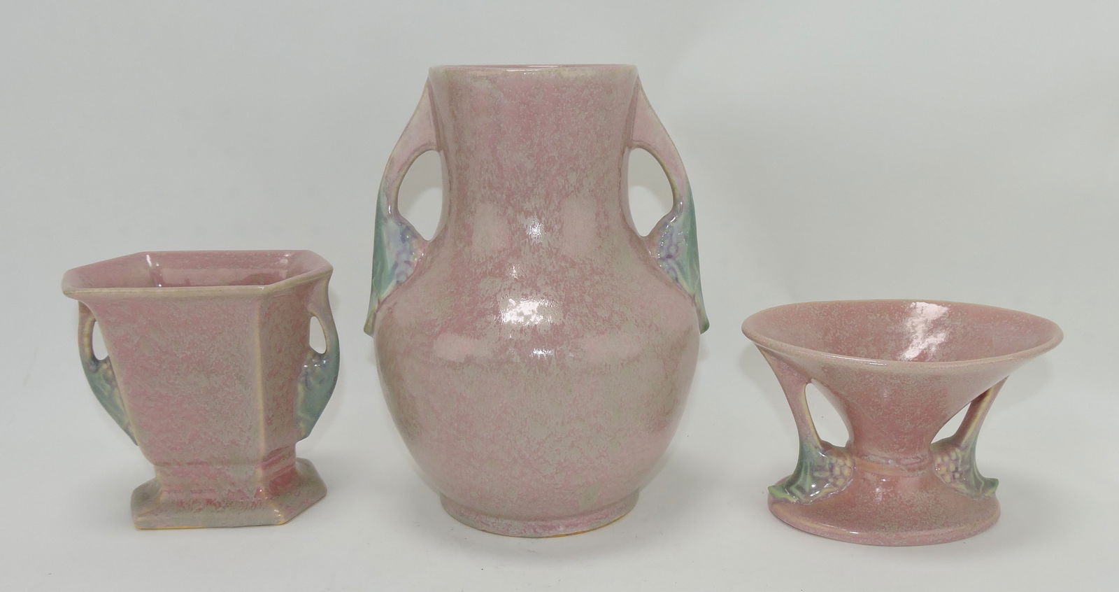 Roseville Tuscany lot of 3 vases (1 of 1)