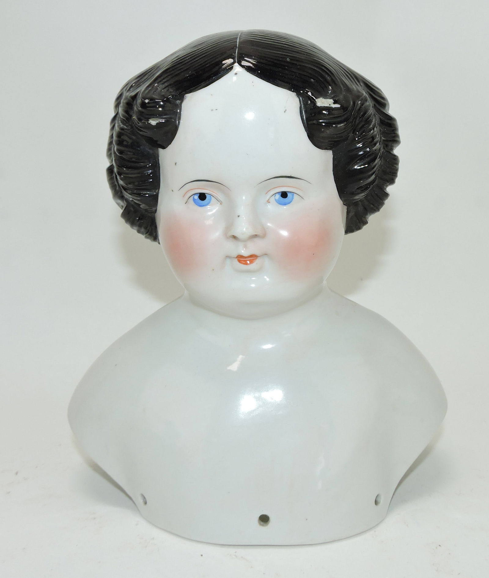 China doll head, 7 1/2" (1 of 2)