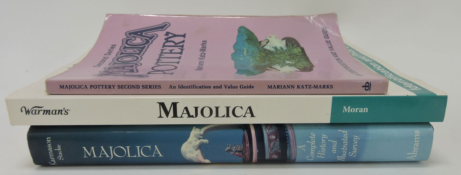 Majolica lot of 3 reference books (1 of 1)