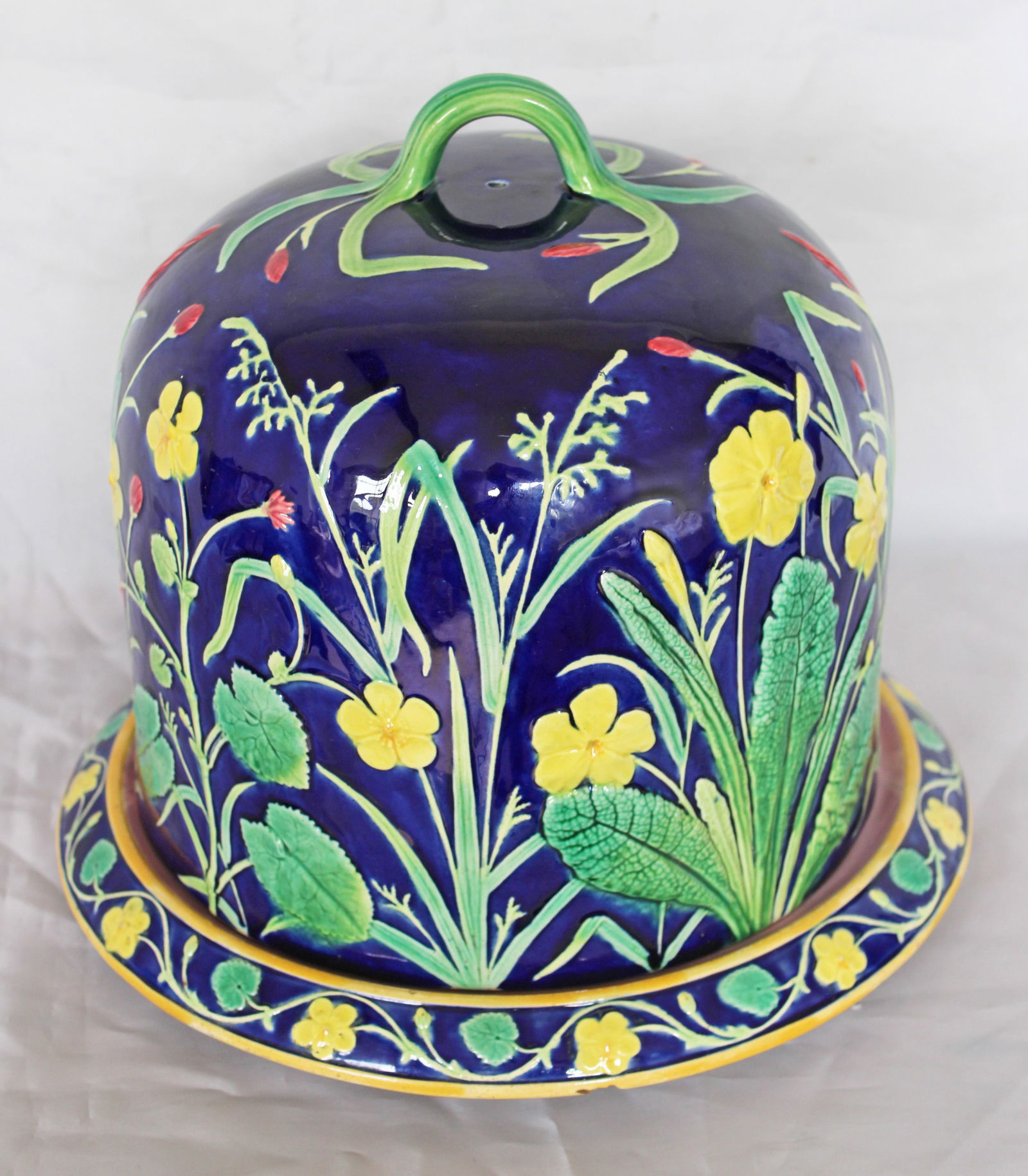 A rare Copeland majolica primroses (1 of 3)