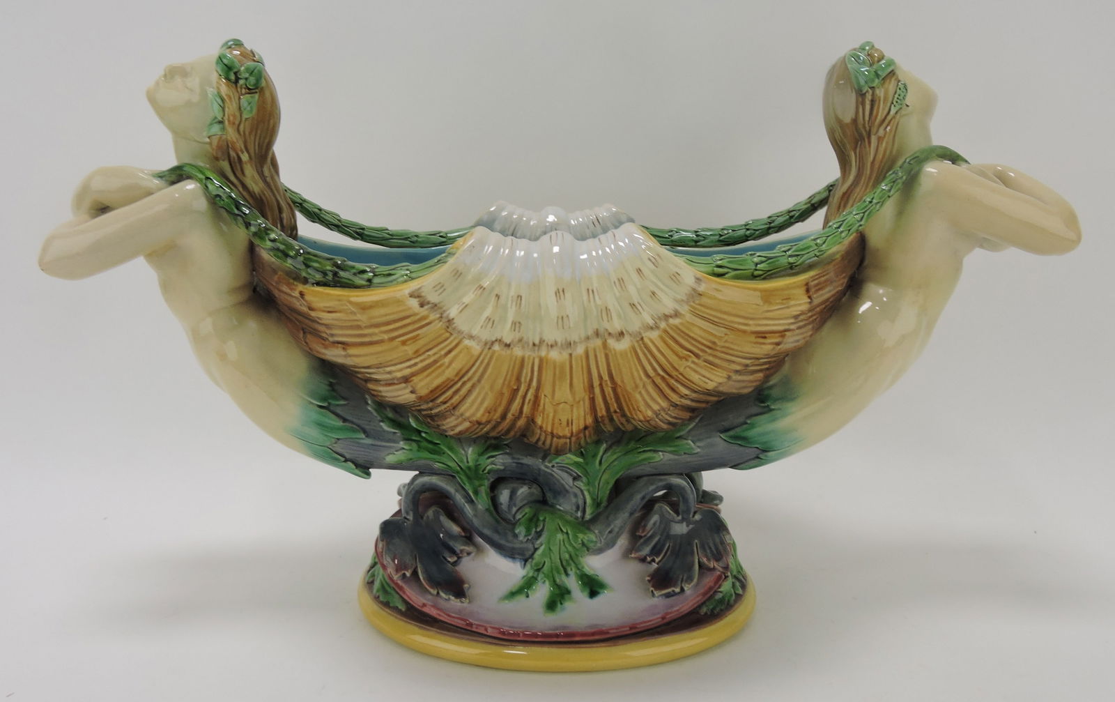 Minton majolica mermaid and shell (1 of 1)
