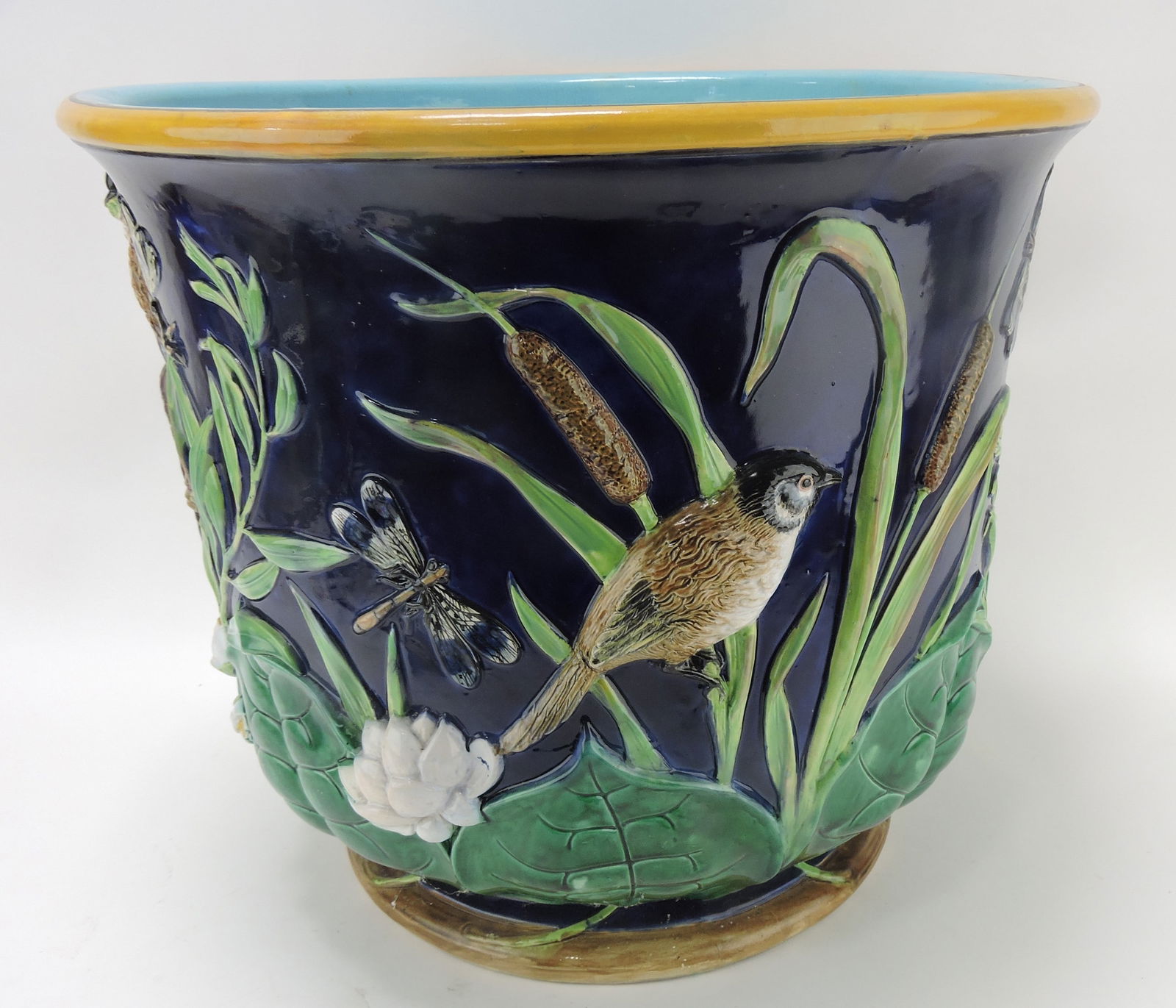 George Jones majolica lily pad (1 of 3)