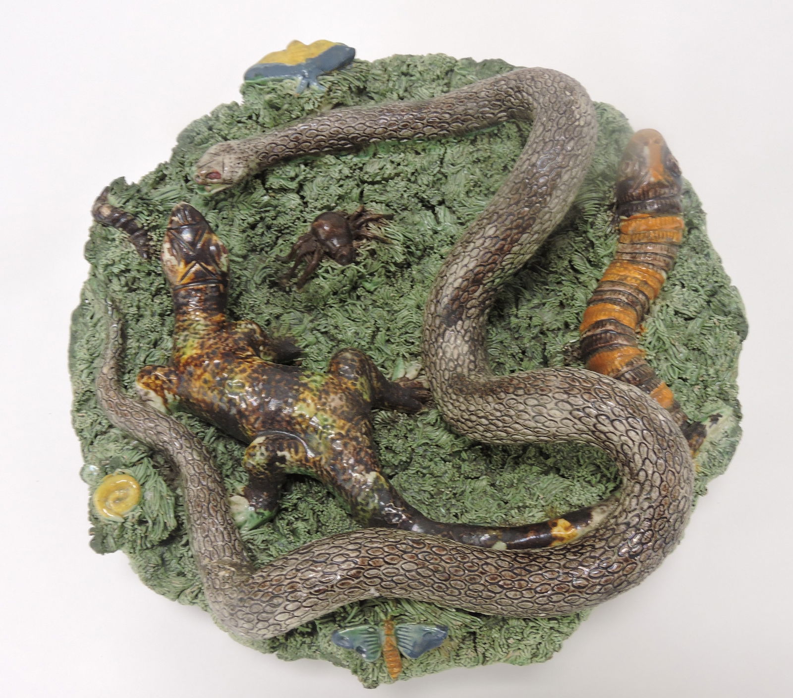 Portugal palissy majolica wall plaque (1 of 1)