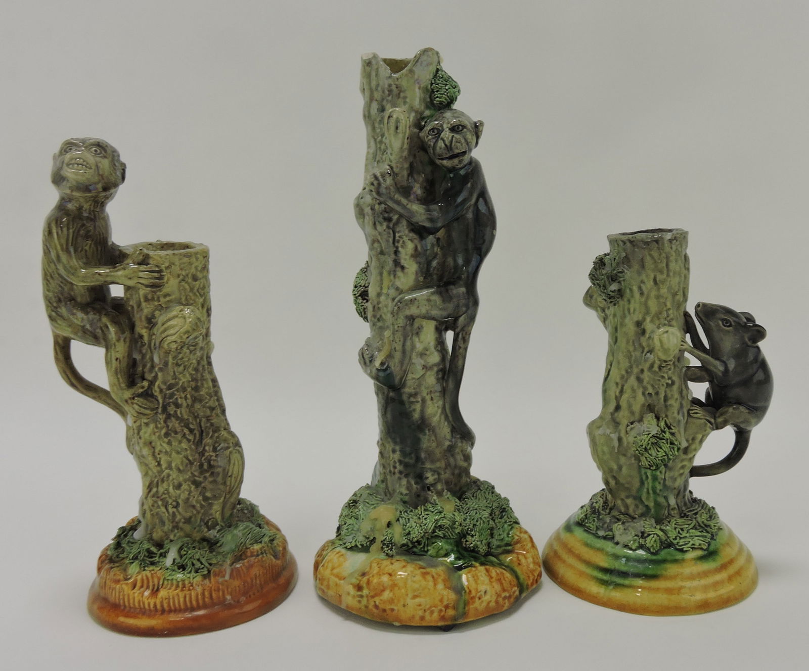 Portugal palissy majolica lot of 3 (1 of 1)