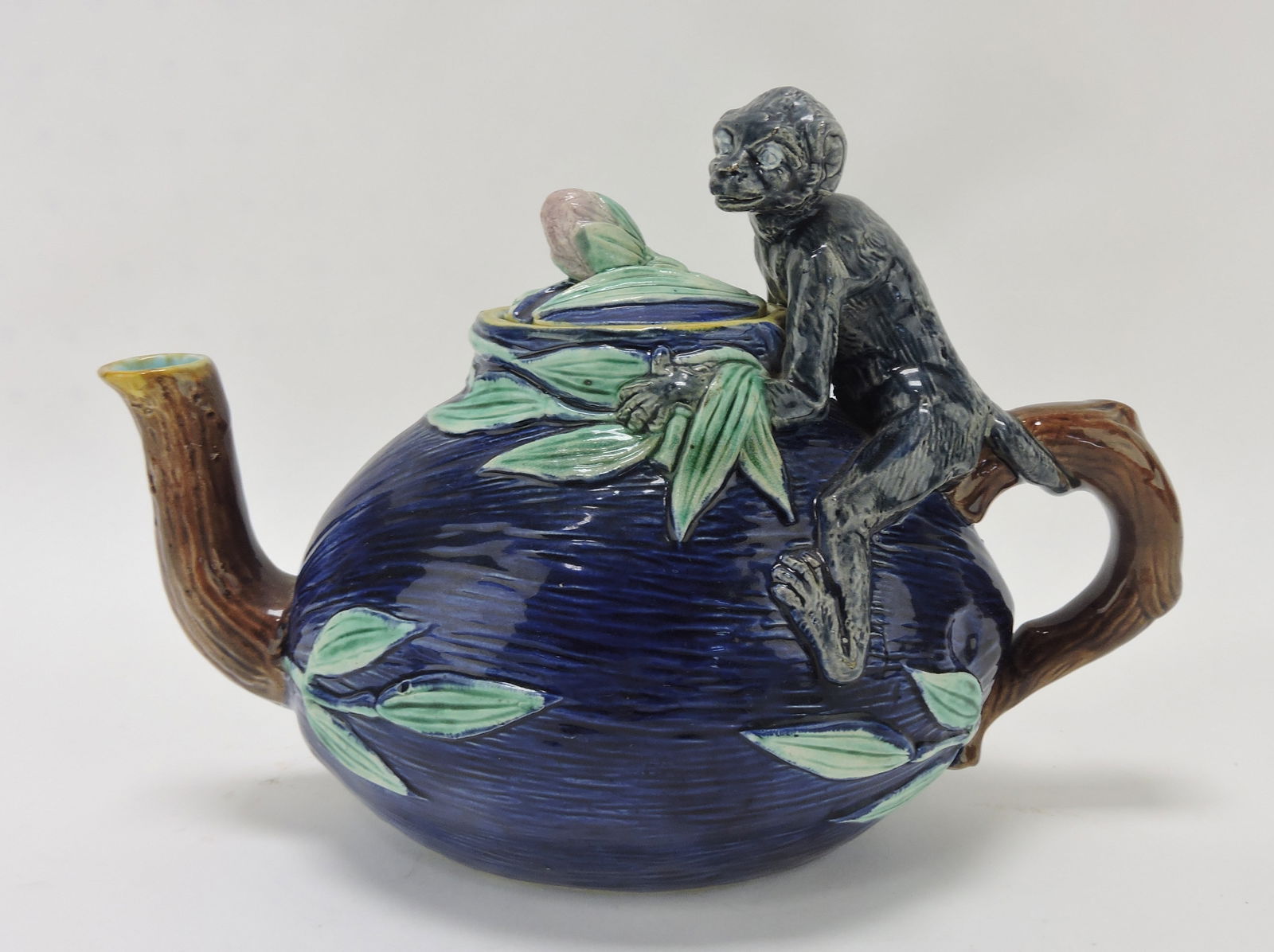 J. R. L. majolica cobalt coconut and (1 of 2)