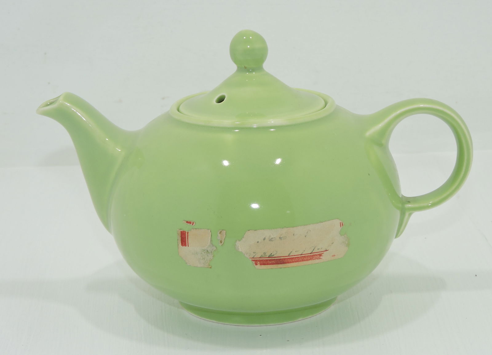Hall China Demi teapot, dated 1-18-52 (1 of 2)