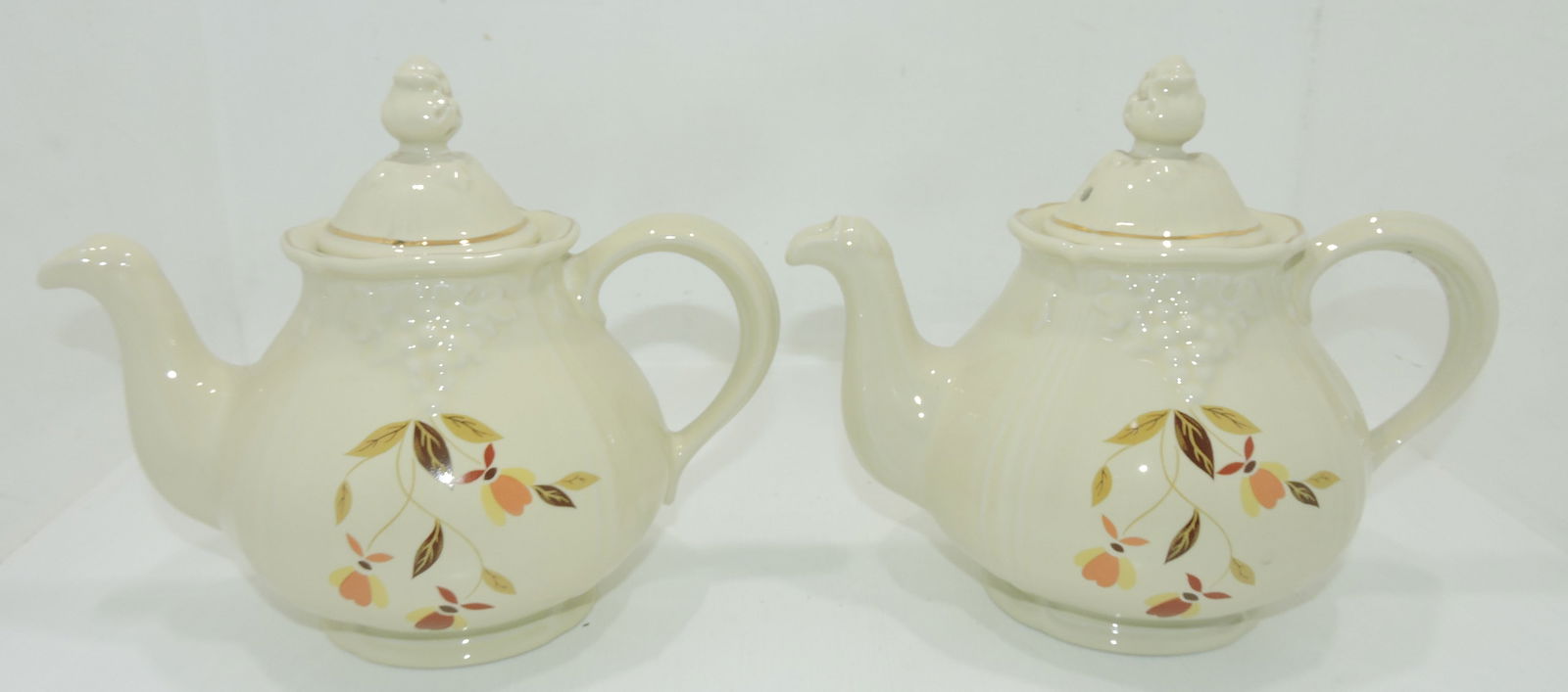 Hall China Autumn Leaf lot of 2 teapots, (1 of 1)