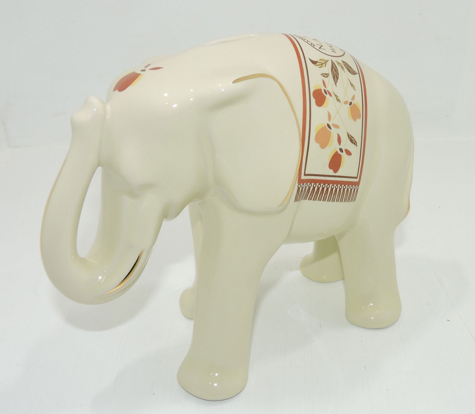 Hall China Autumn Leaf elephant bank, (1 of 1)