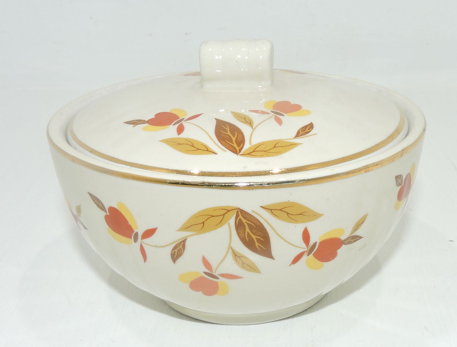 Hall China Autumn Leaf lot of 7 covered (1 of 1)