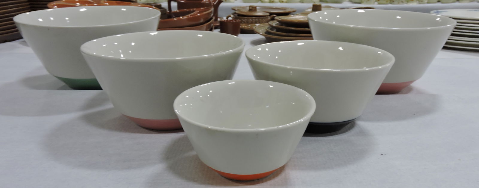 Hall China Flare Ware lot of 5 (1 of 1)