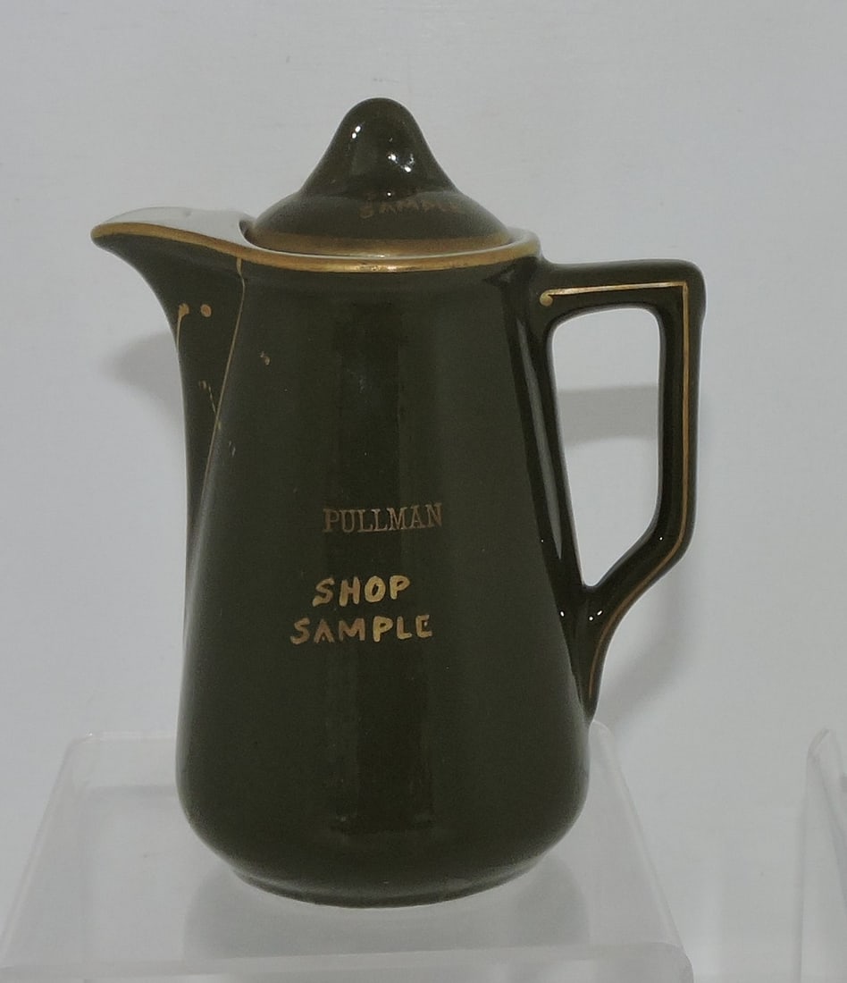 Hall China Buffet hot water pot, 'Shop Sample' (1 of 1)