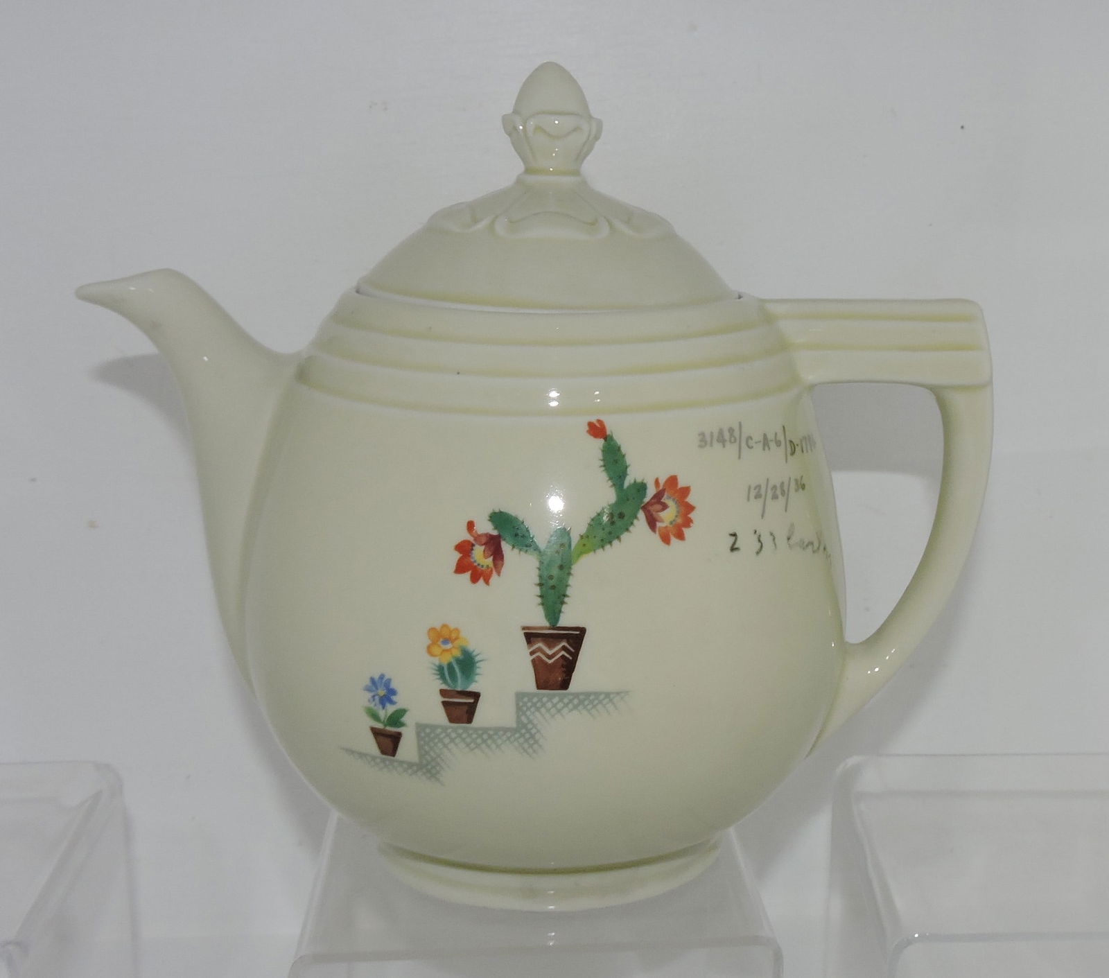Hall China Five Band coffee pot, (1 of 2)