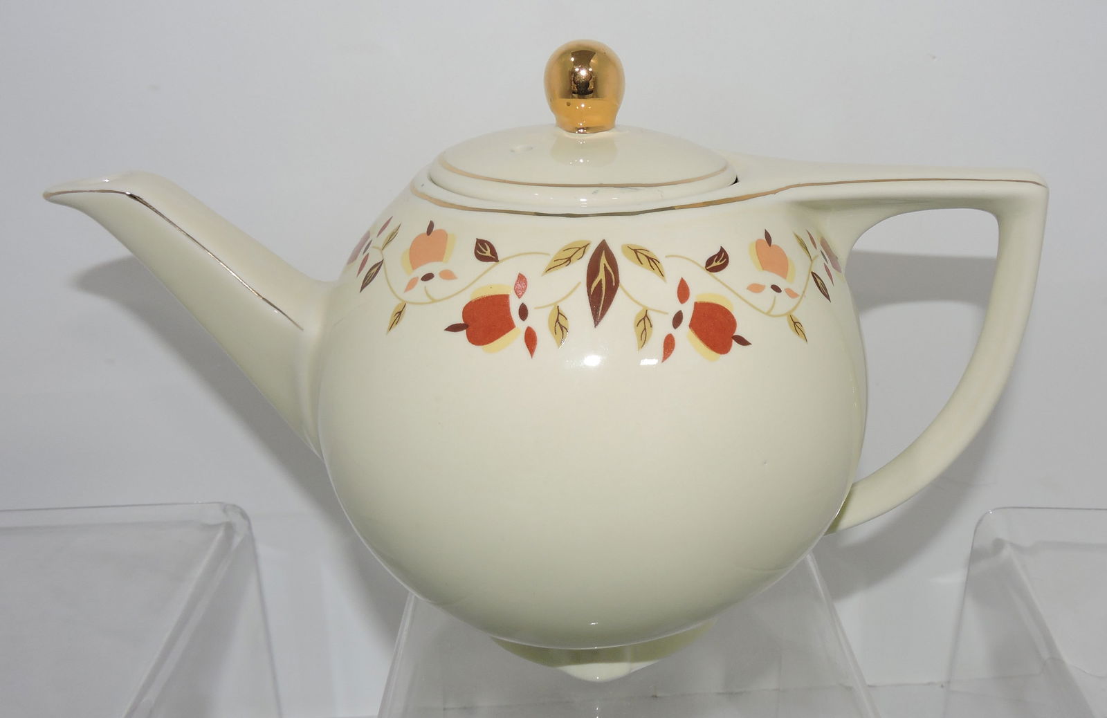 Hall China Autumn Leaf Star teapot, (1 of 1)