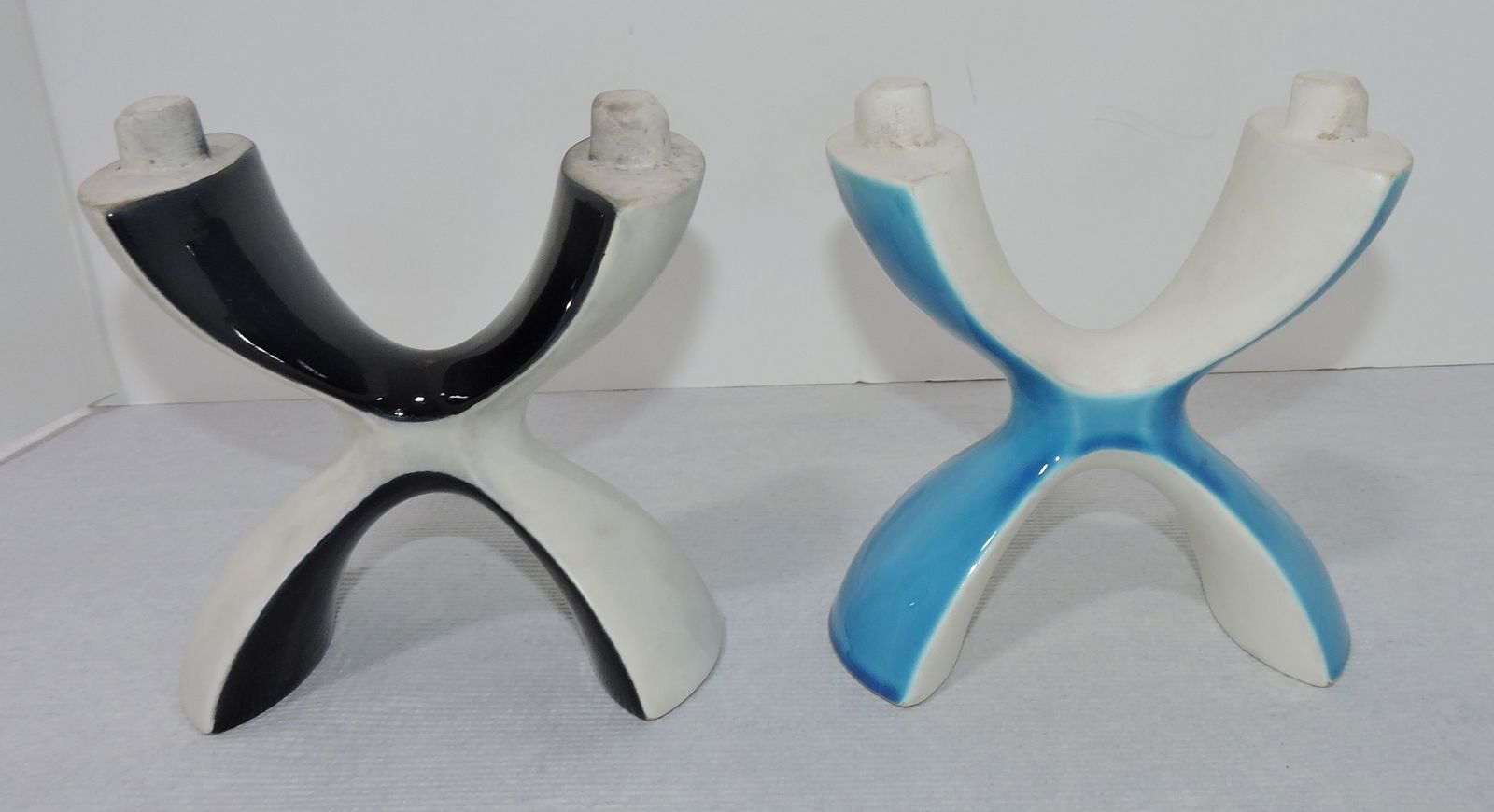 Hall China Art Deco lot of 2 stackable room: dividers, attributed to Eva Zeisel, RARE.