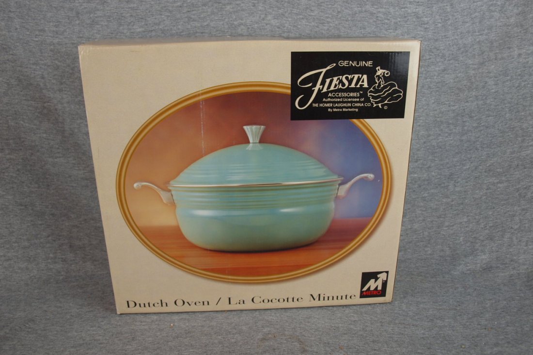 Fiesta Dutch Oven, turquoise, NIB : Fiesta Dutch Oven, turquoise, NIB