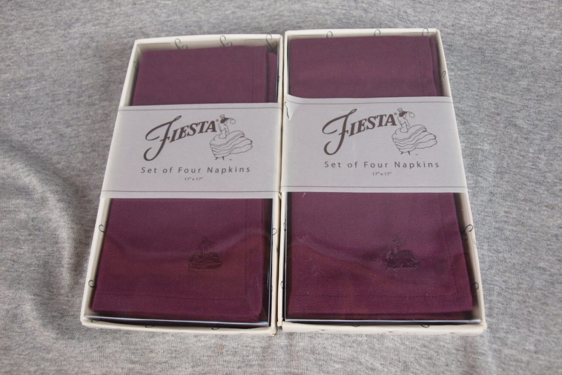 Fiesta lot of 8 heather napkins: Fiesta lot of 8 heather napkins