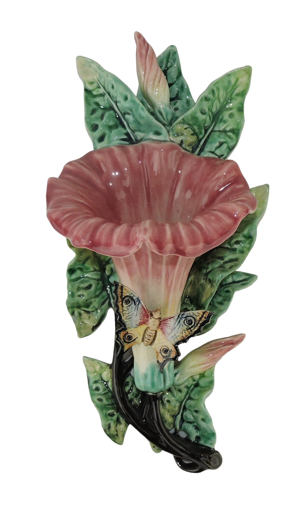 Fives Lille Majolica Wall Pocket (1 of 3)