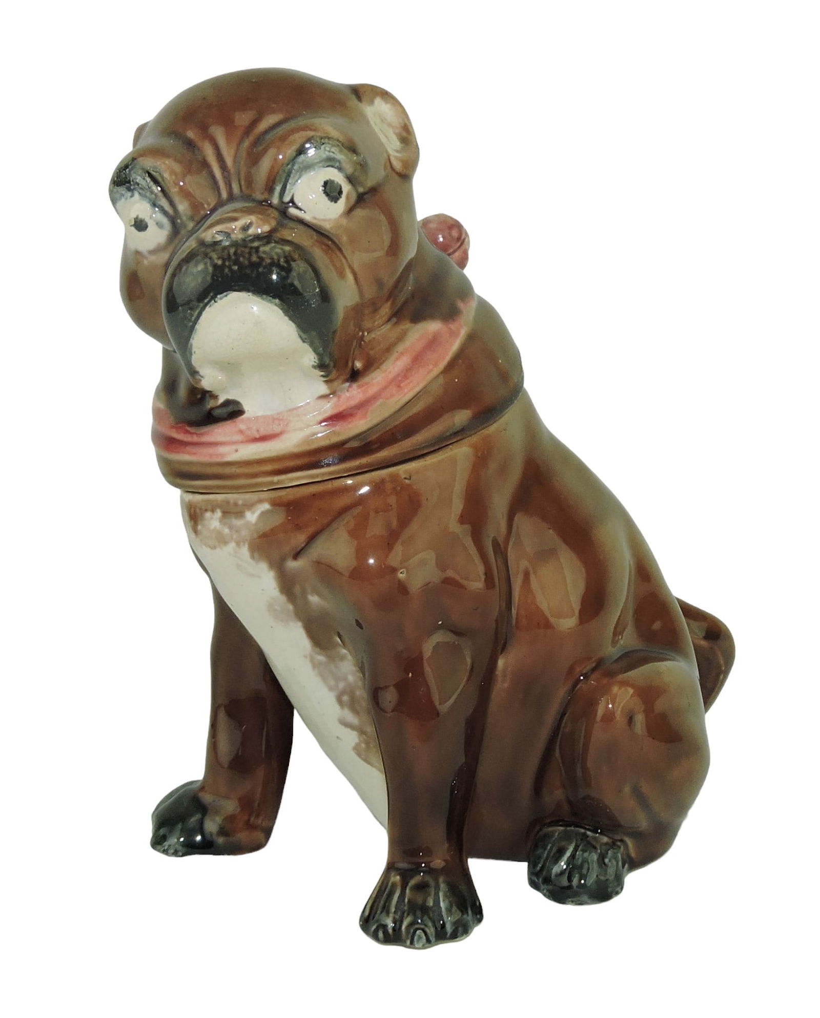 Thomas Forestor Majolica Tobacco Jar (1 of 3)