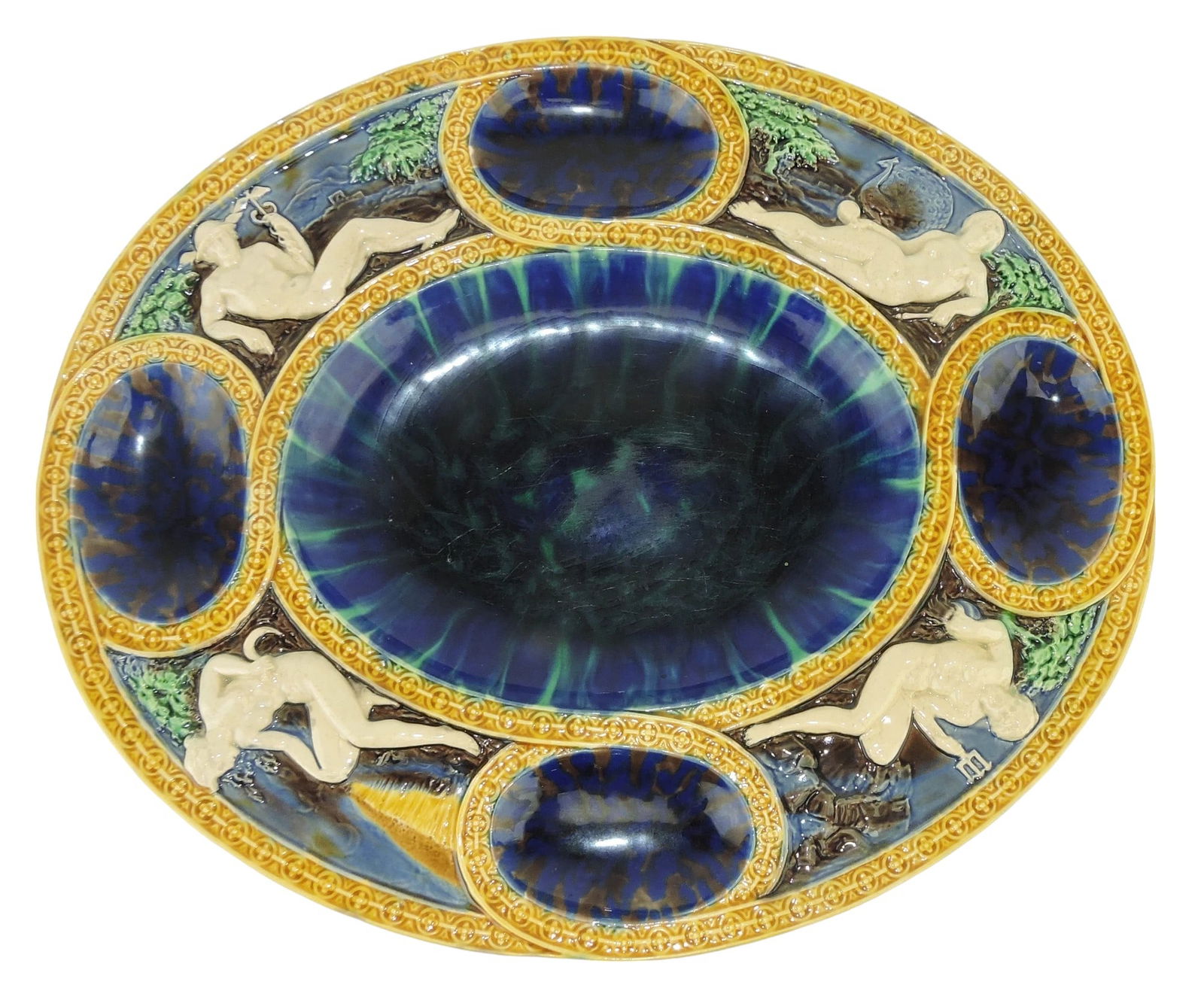 Minton Majolica Palissy Tray c.1860, (1 of 2)