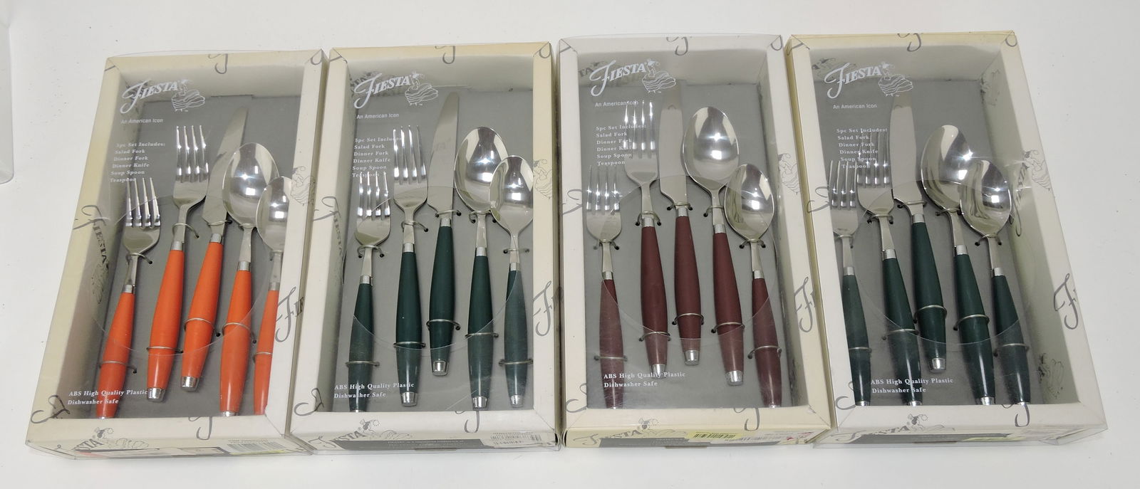 Fiesta Post 86 lot of 4 - 5pc flatware sets (1 of 1)