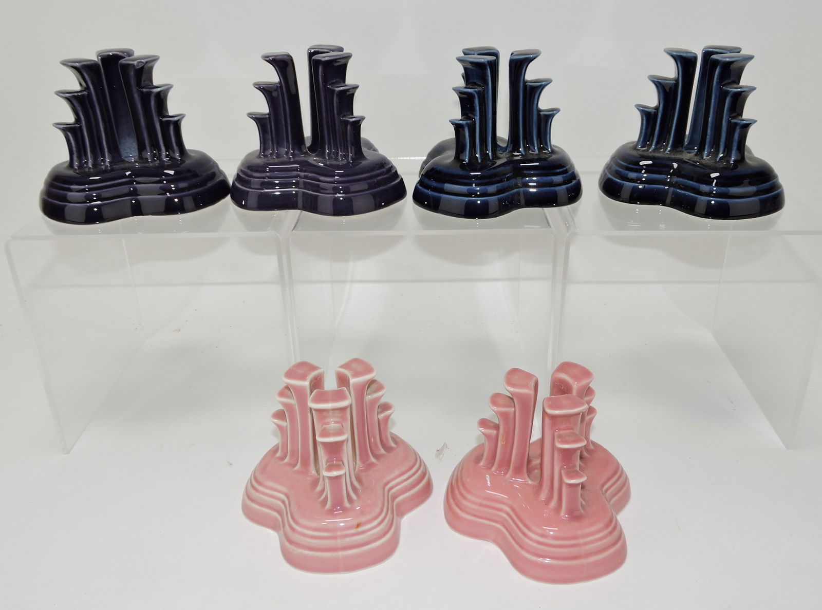 Fiesta Post 86 pair of pyramid candle (1 of 1)