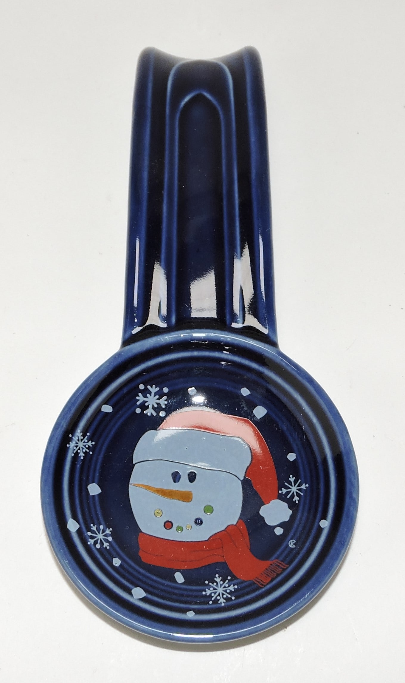 Fiesta Post 86 snowman spoon rest (1 of 1)