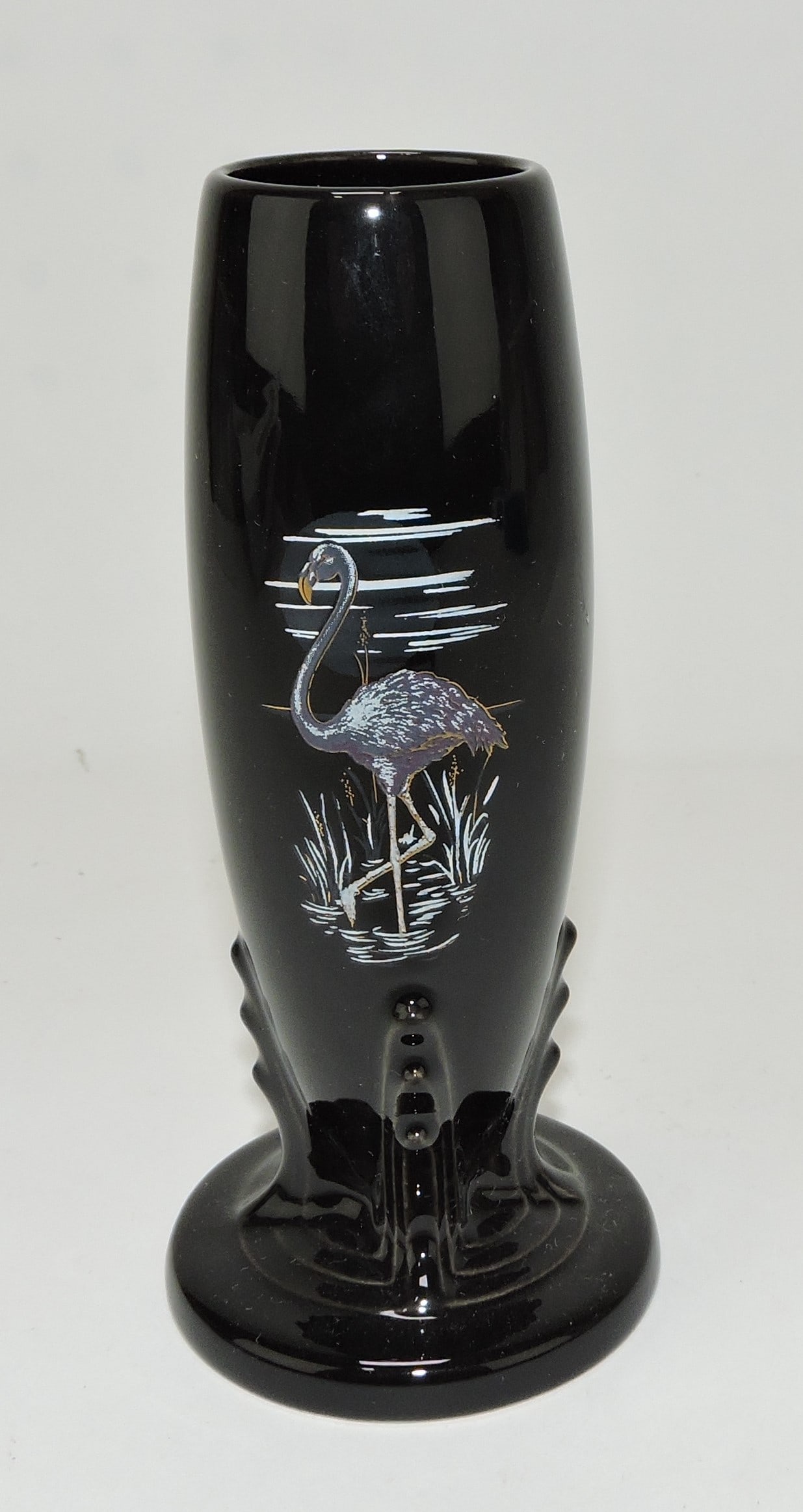 Fiesta Post 86 bud vase, black, Moon (1 of 1)