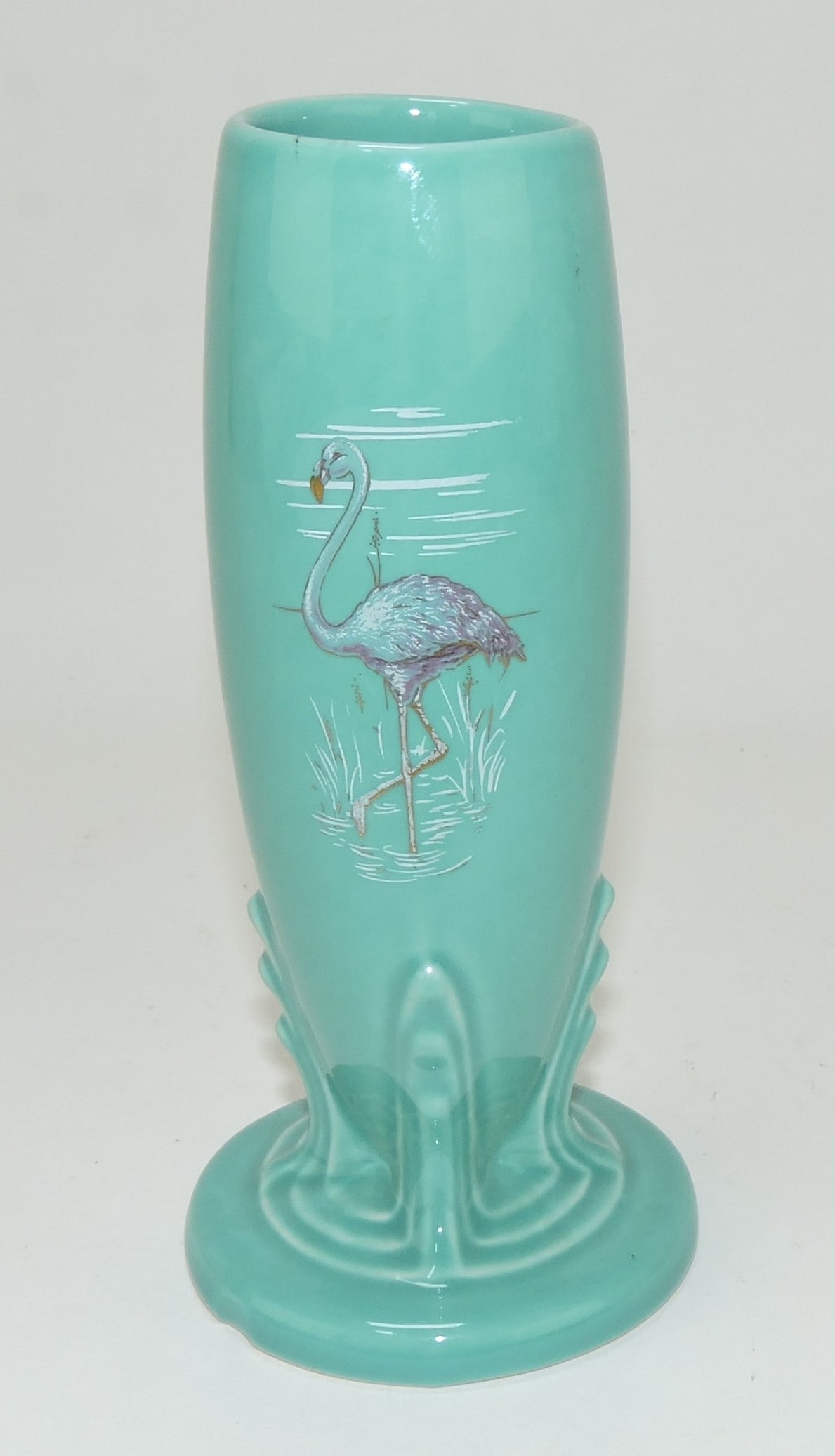 Fiesta Post 86 bud vase, turquoise, (1 of 1)