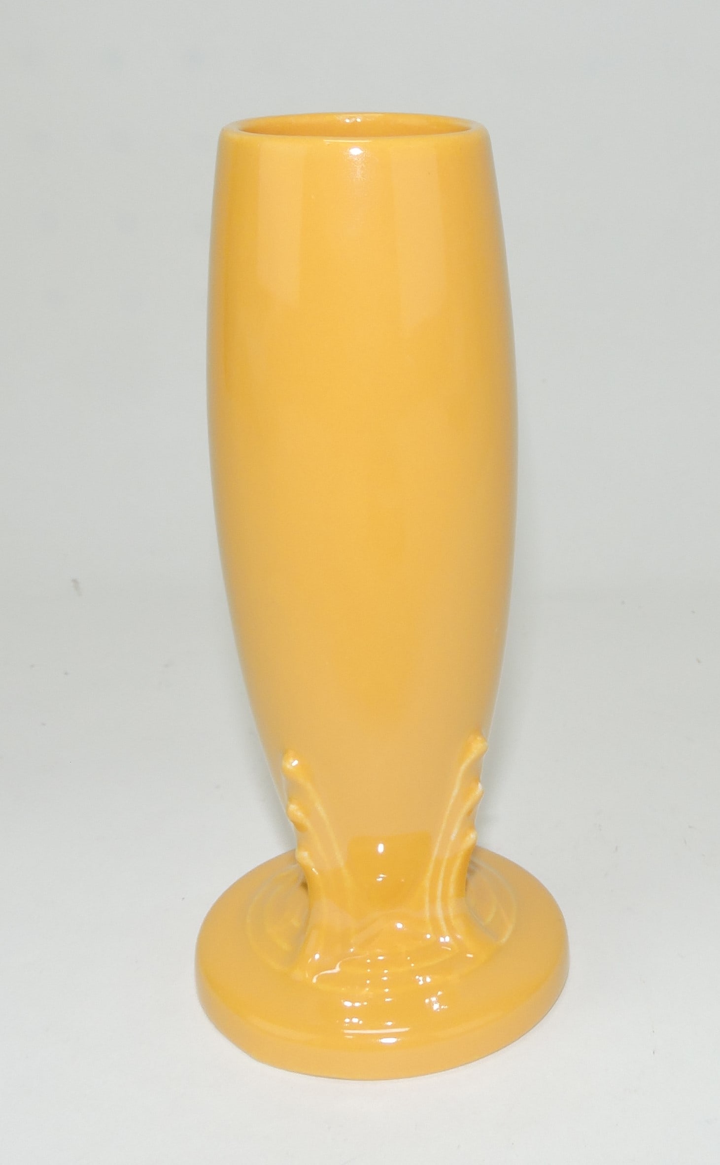 Fiesta Post 86 bud vase, marigold (1 of 1)