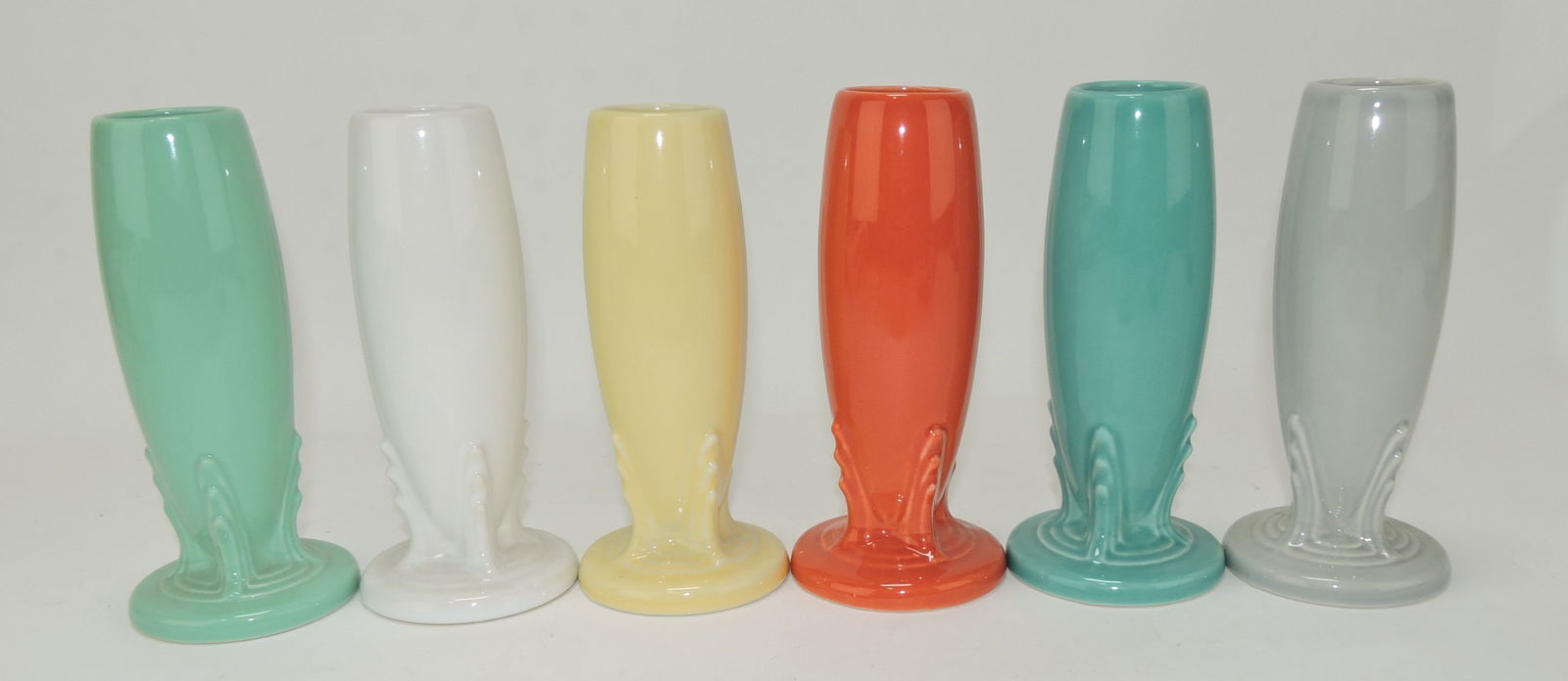 Fiesta Post 86 bud vase group of 6 - (1 of 1)