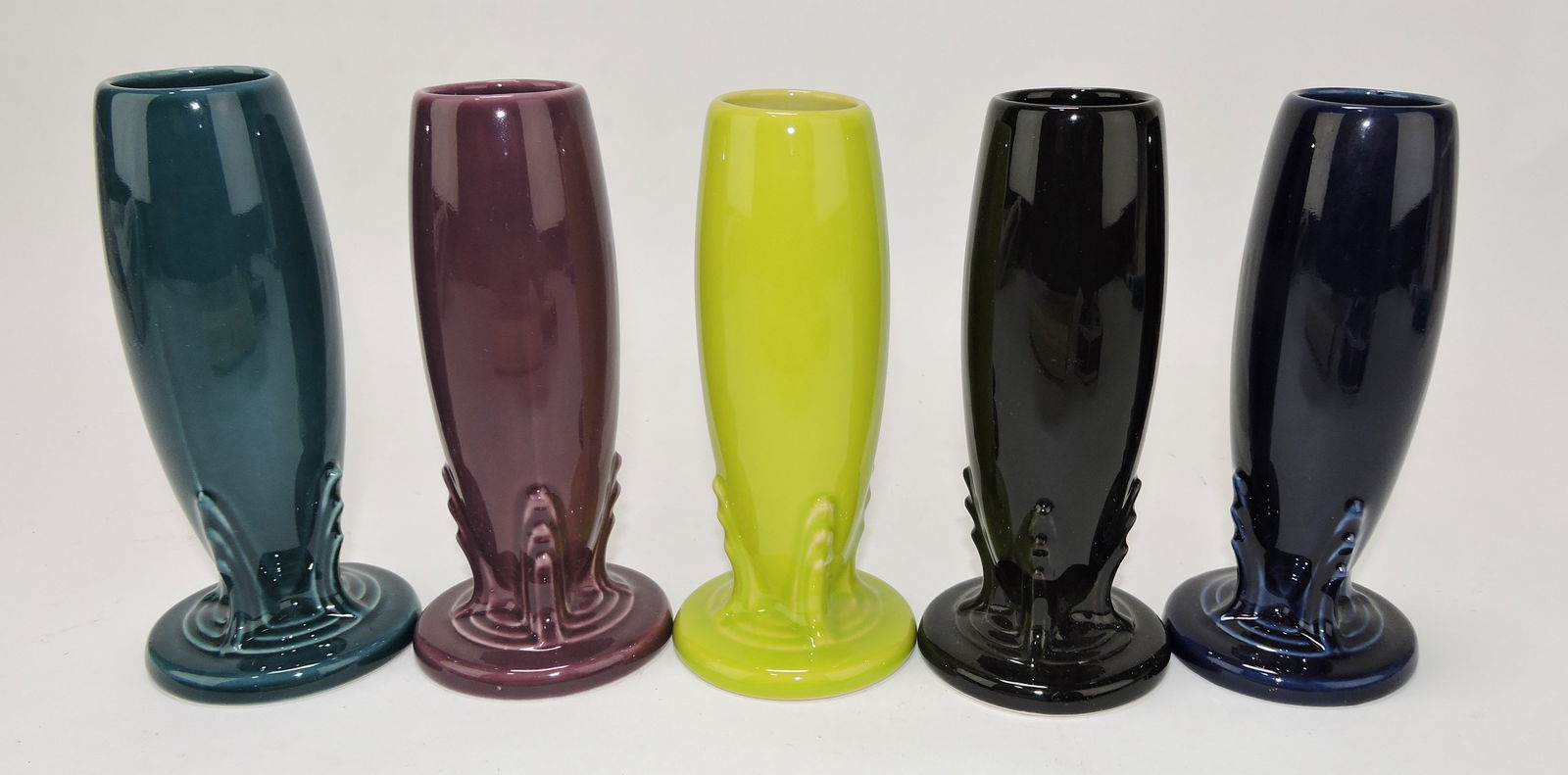 Fiesta Post 86 bud vase group of 5 - (1 of 1)