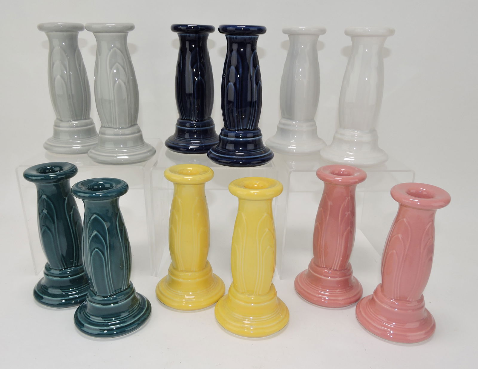 Fiesta Post 86 tapered pair of candle (1 of 1)