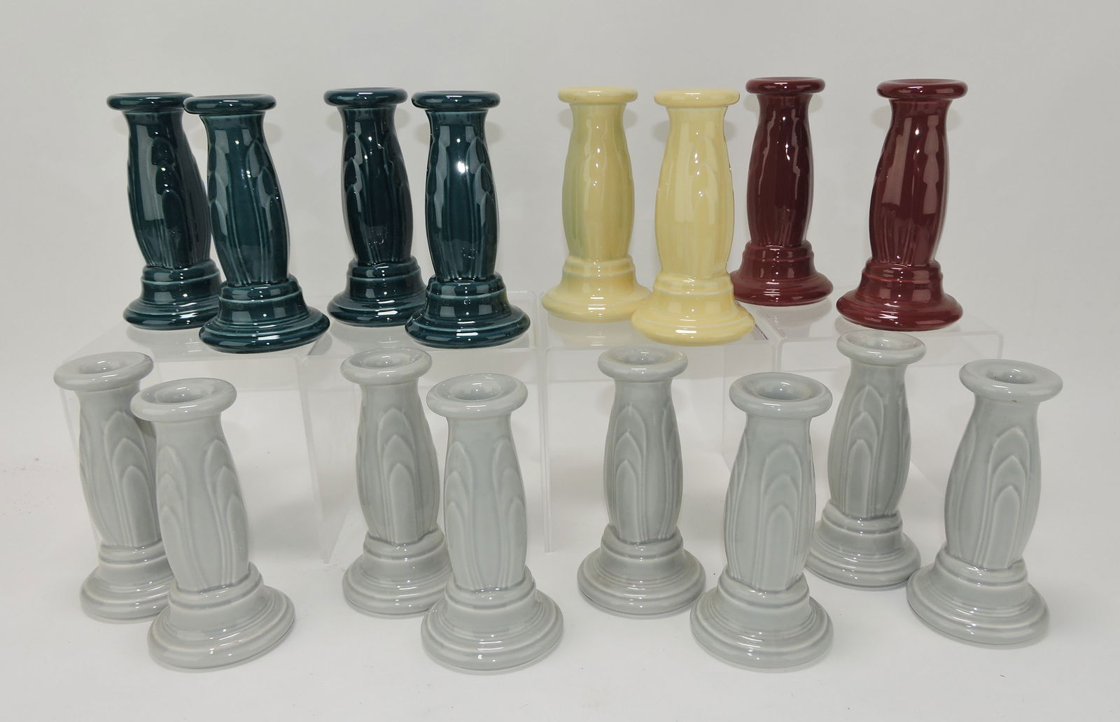 Fiesta Post 86 tapered pair of candle (1 of 1)