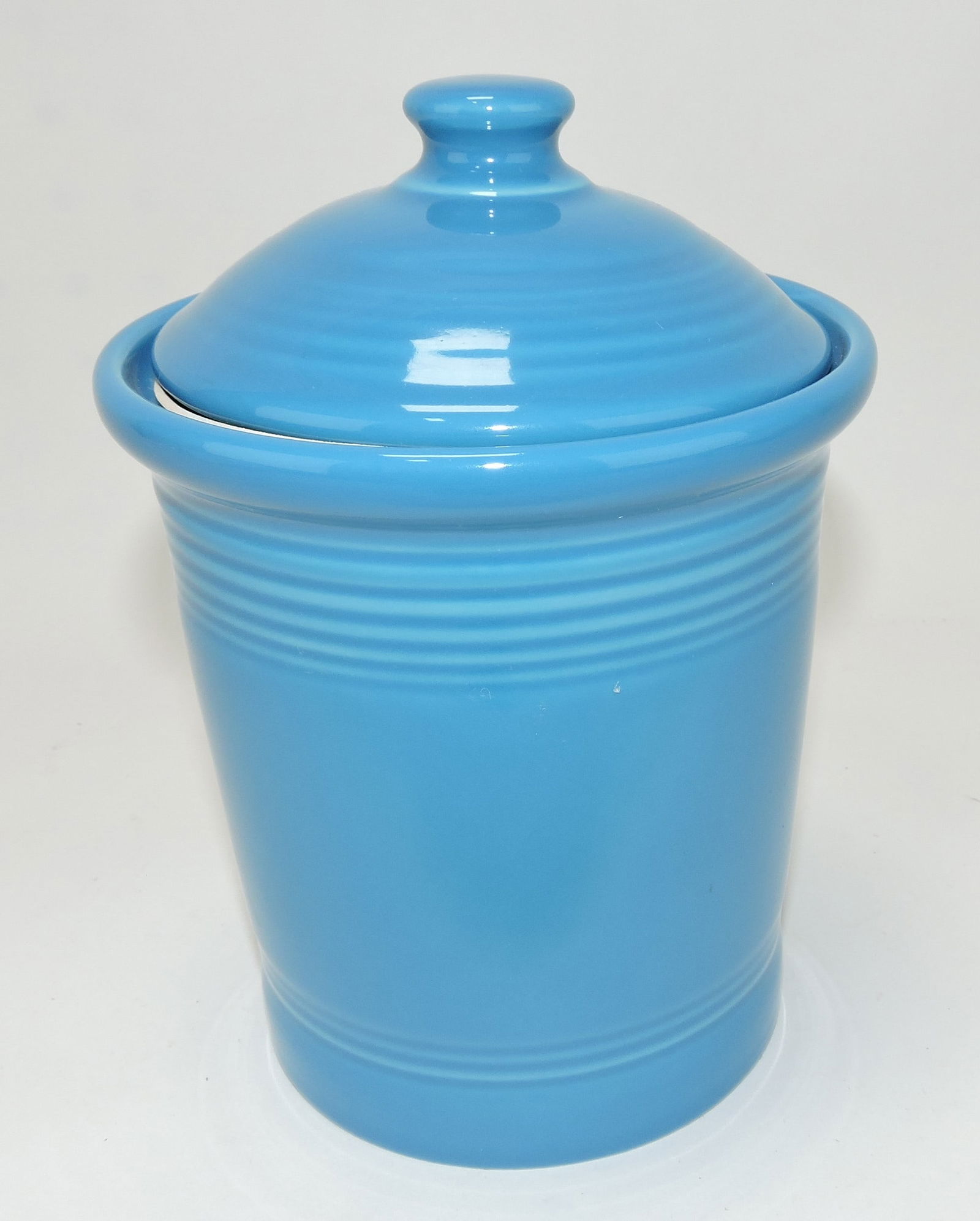 Fiesta Post 86 small canister, peacock (1 of 1)