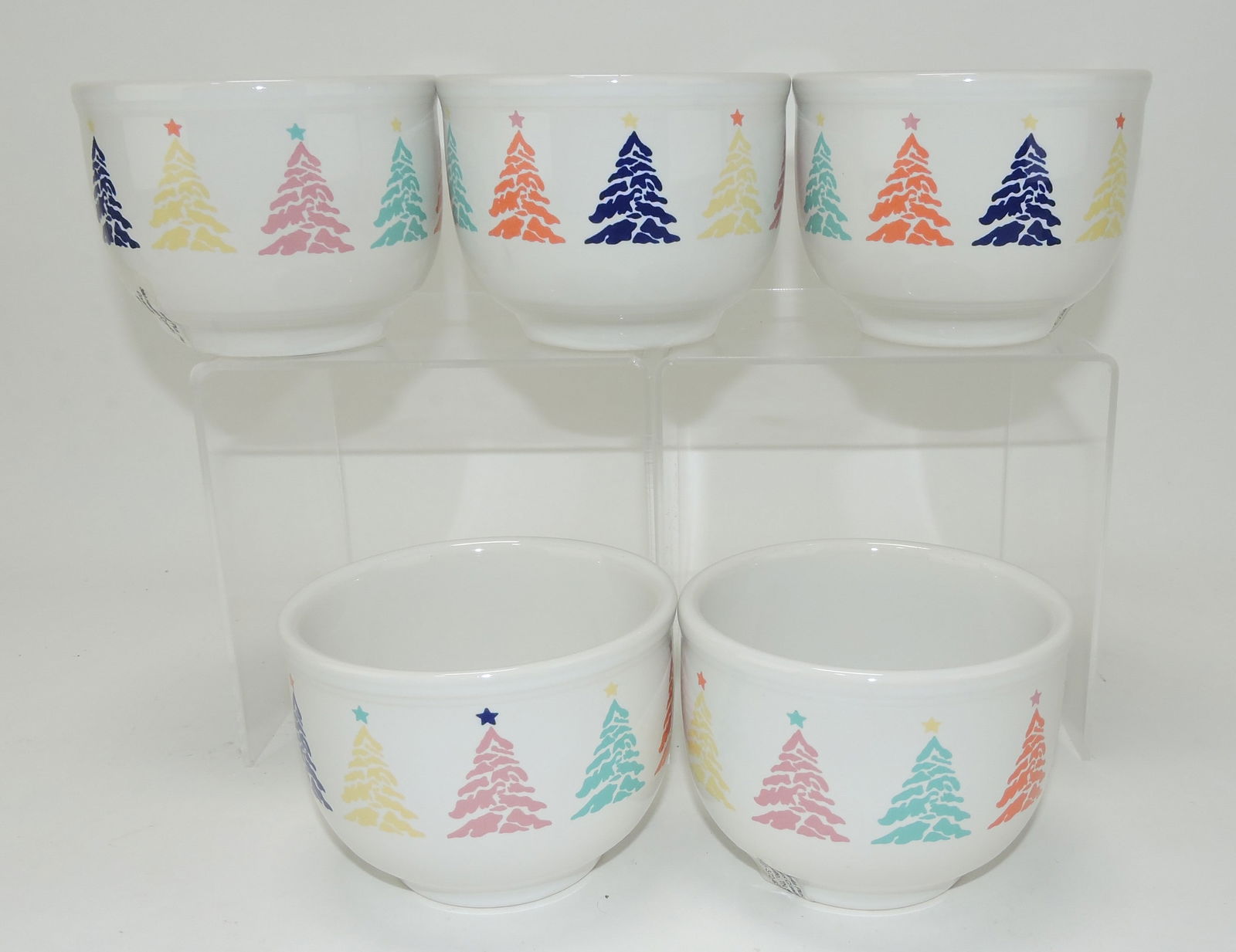 Fiesta Post 86 lot of 5 chili bowls with (1 of 1)