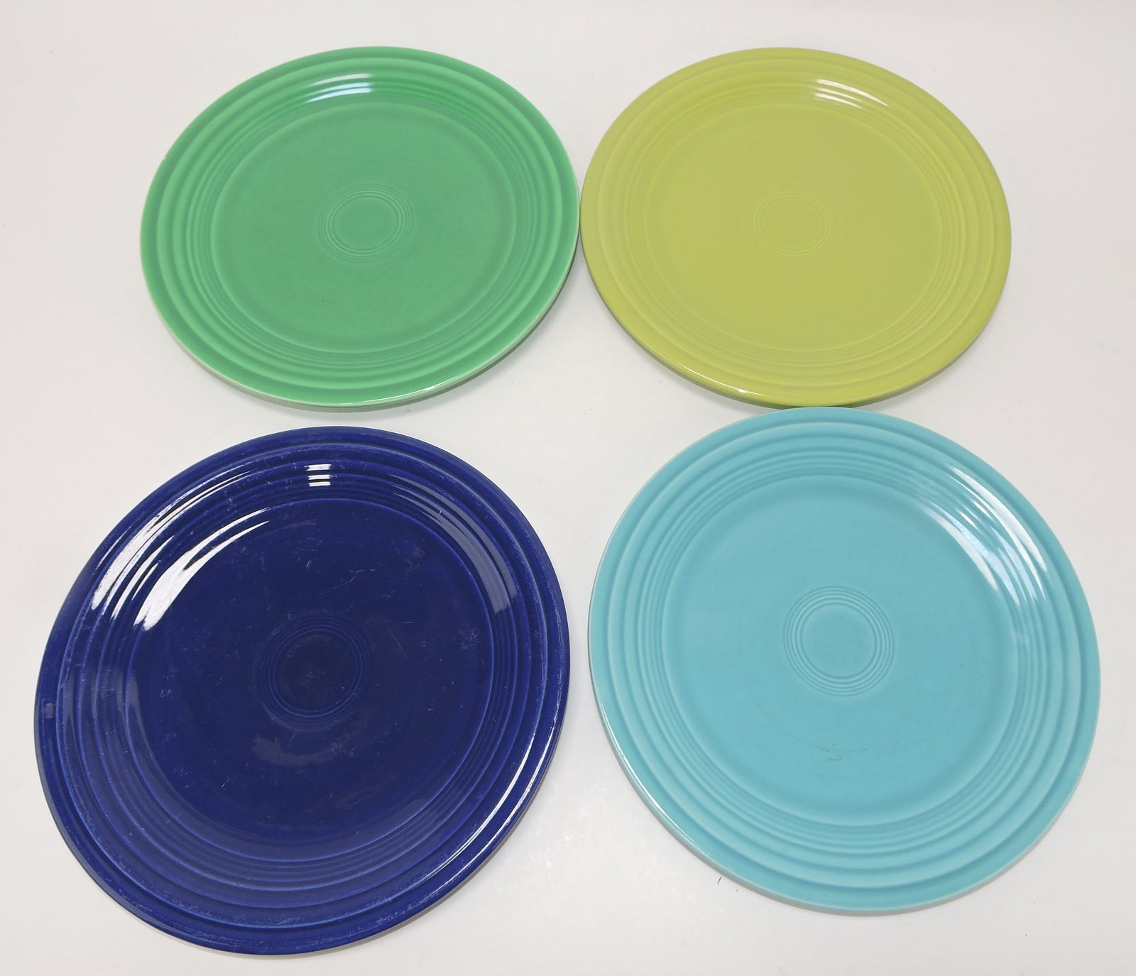Fiesta 9" plate group, 4 mixed (1 of 1)