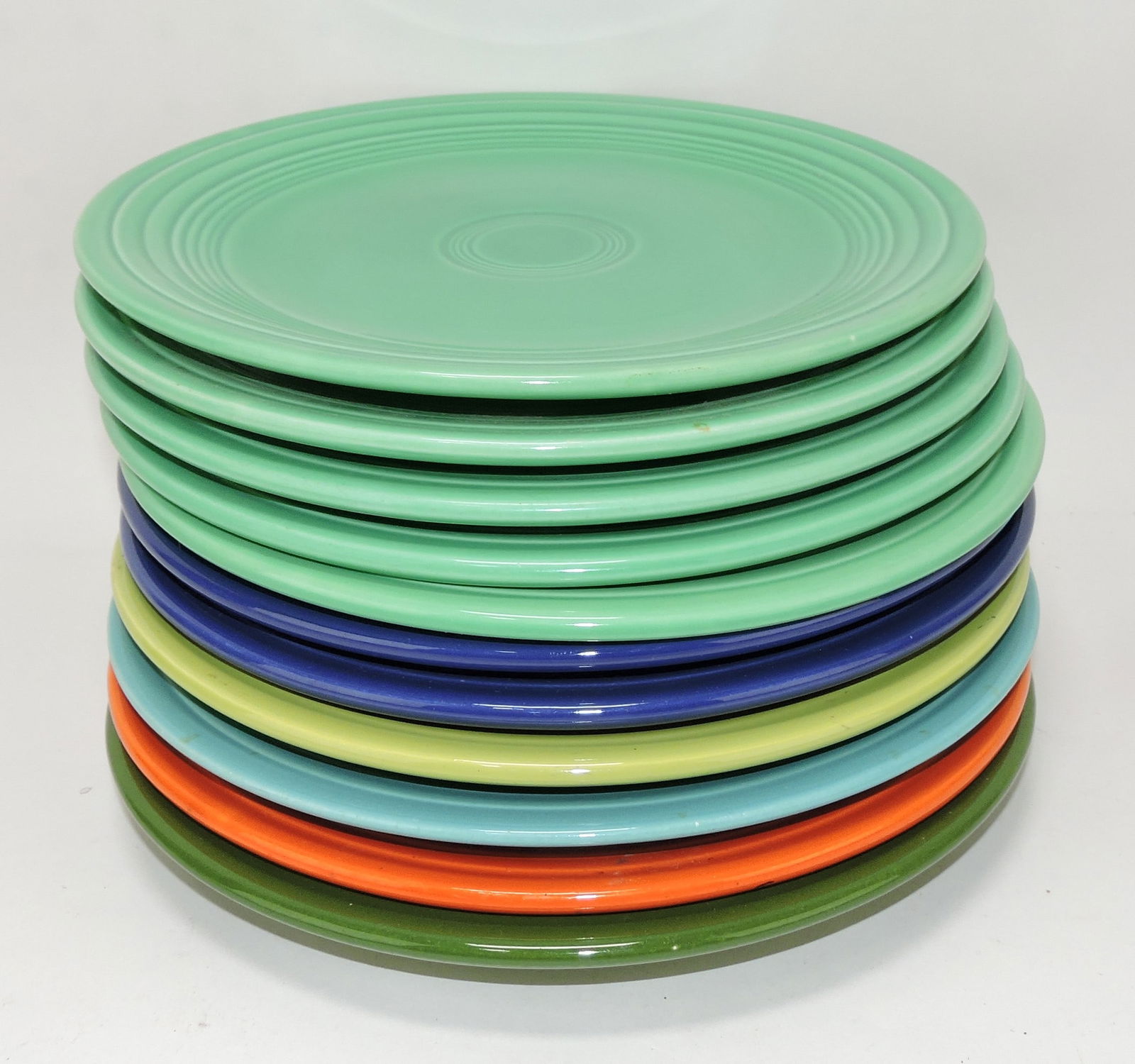 Fiesta 9" plate group, 11 mixed (1 of 1)