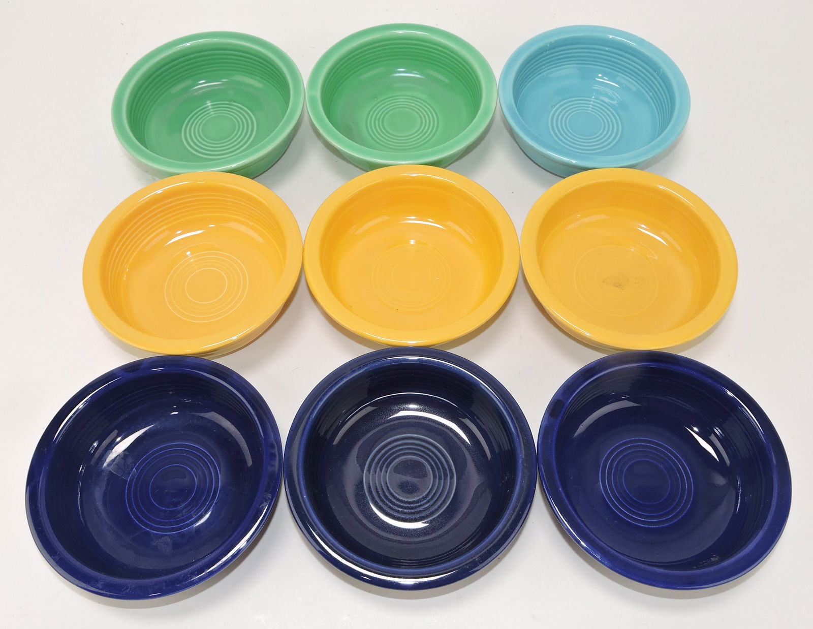 Fiesta 5 1/2" fruit bowl group, 9 mixed (1 of 1)