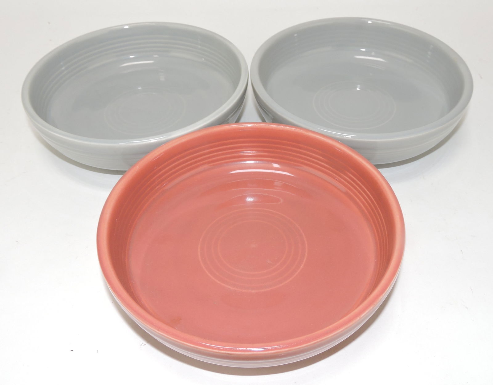 Fiesta 6" dessert bowl group, 2 gray, (1 of 1)