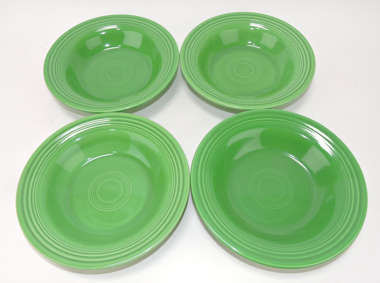 Fiesta deep plate group, 4 medium green (1 of 1)