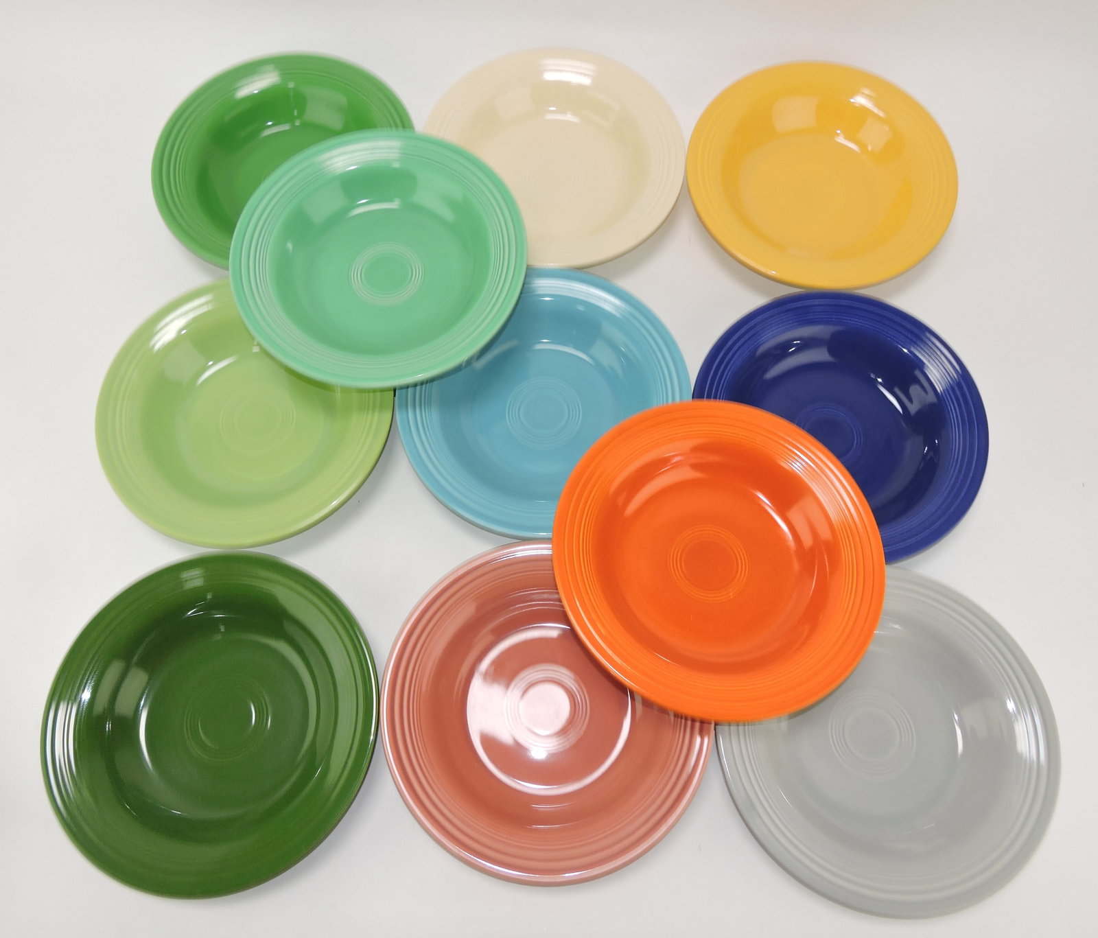 Fiesta deep plate group, all 11 colors (1 of 1)