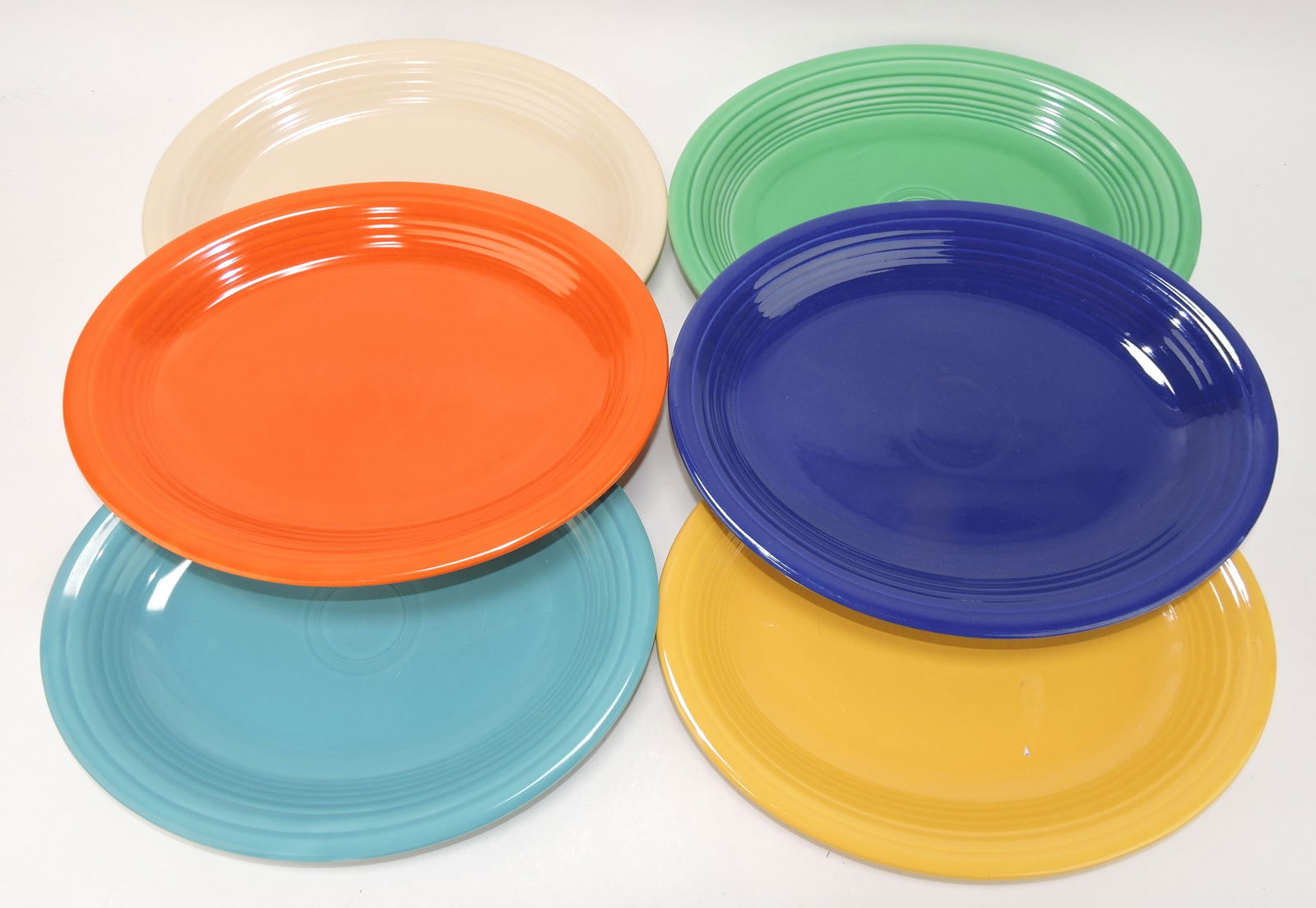 Fiesta platter group, 6 original colors (1 of 1)