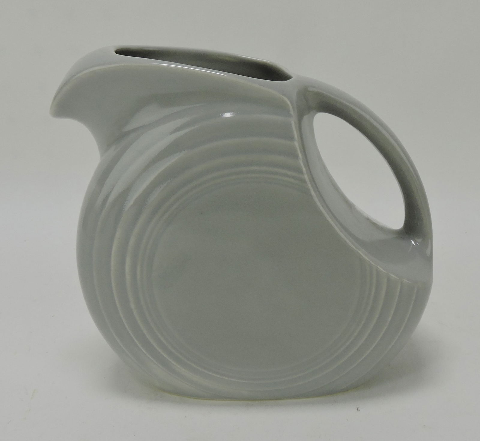 RARE Fiesta disc juice pitcher, gray (1 of 1)